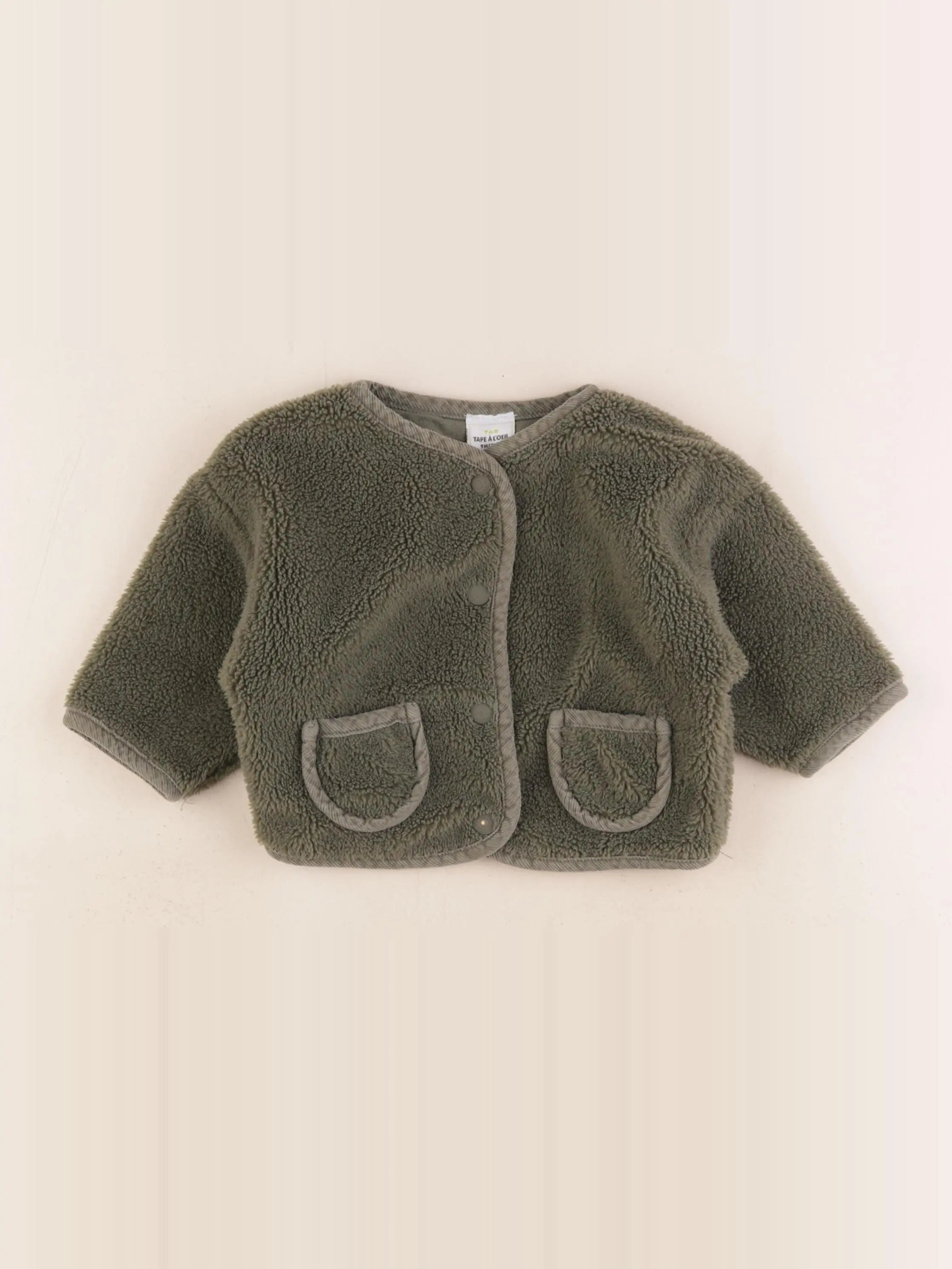 Tape à l'oeil - veste vert - 9 mois