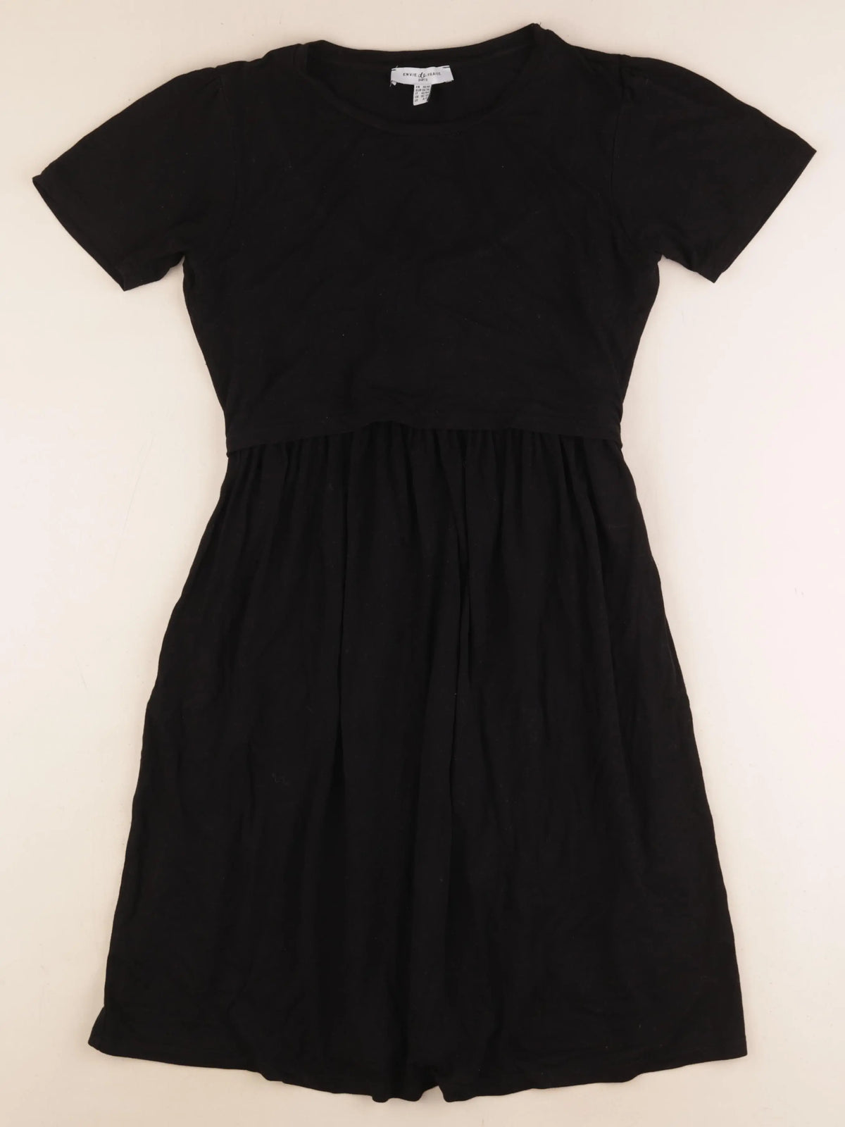 Envie de fraise - robe grossesse, allaitement noir - 38 à 40