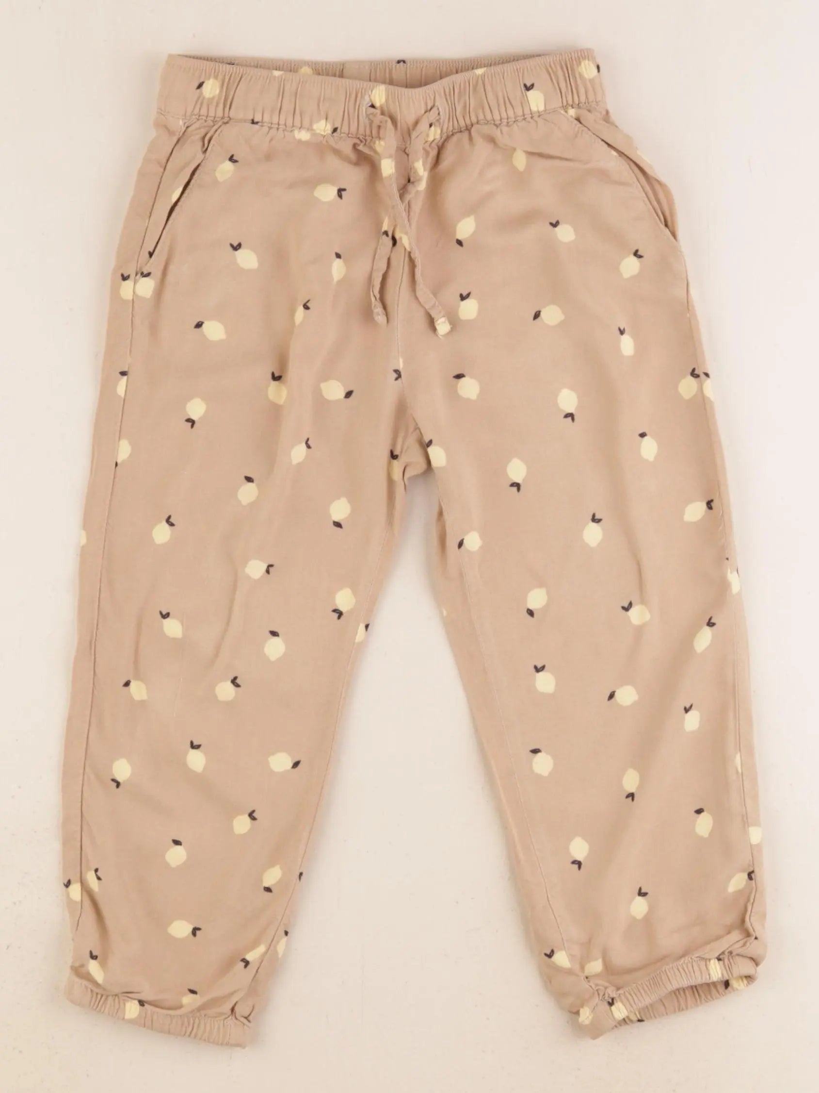 H&M - pantalon marron - 2/3 ans