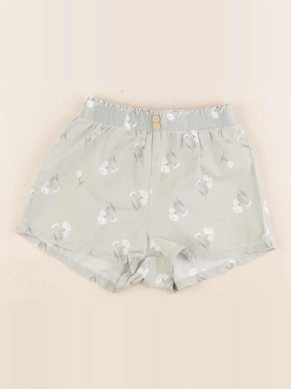 H&M - short vert - 18/24 mois