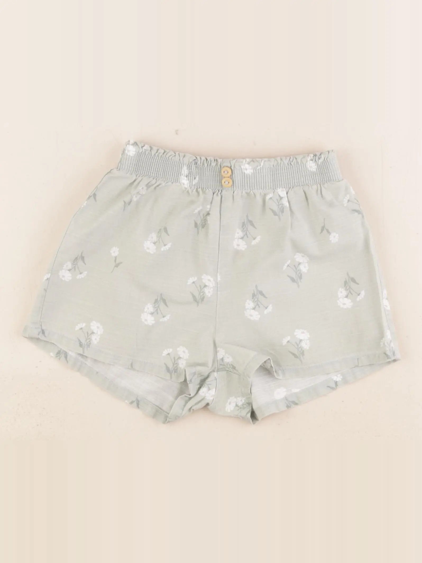 H&M - short vert - 18/24 mois