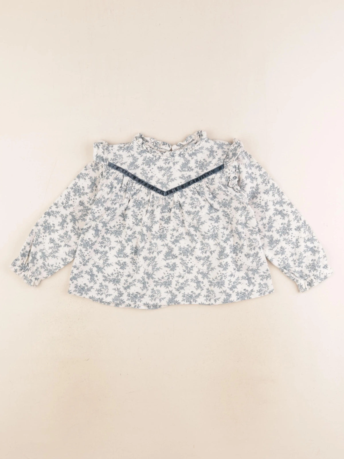 Vertbaudet - blouse blanc - 3 ans