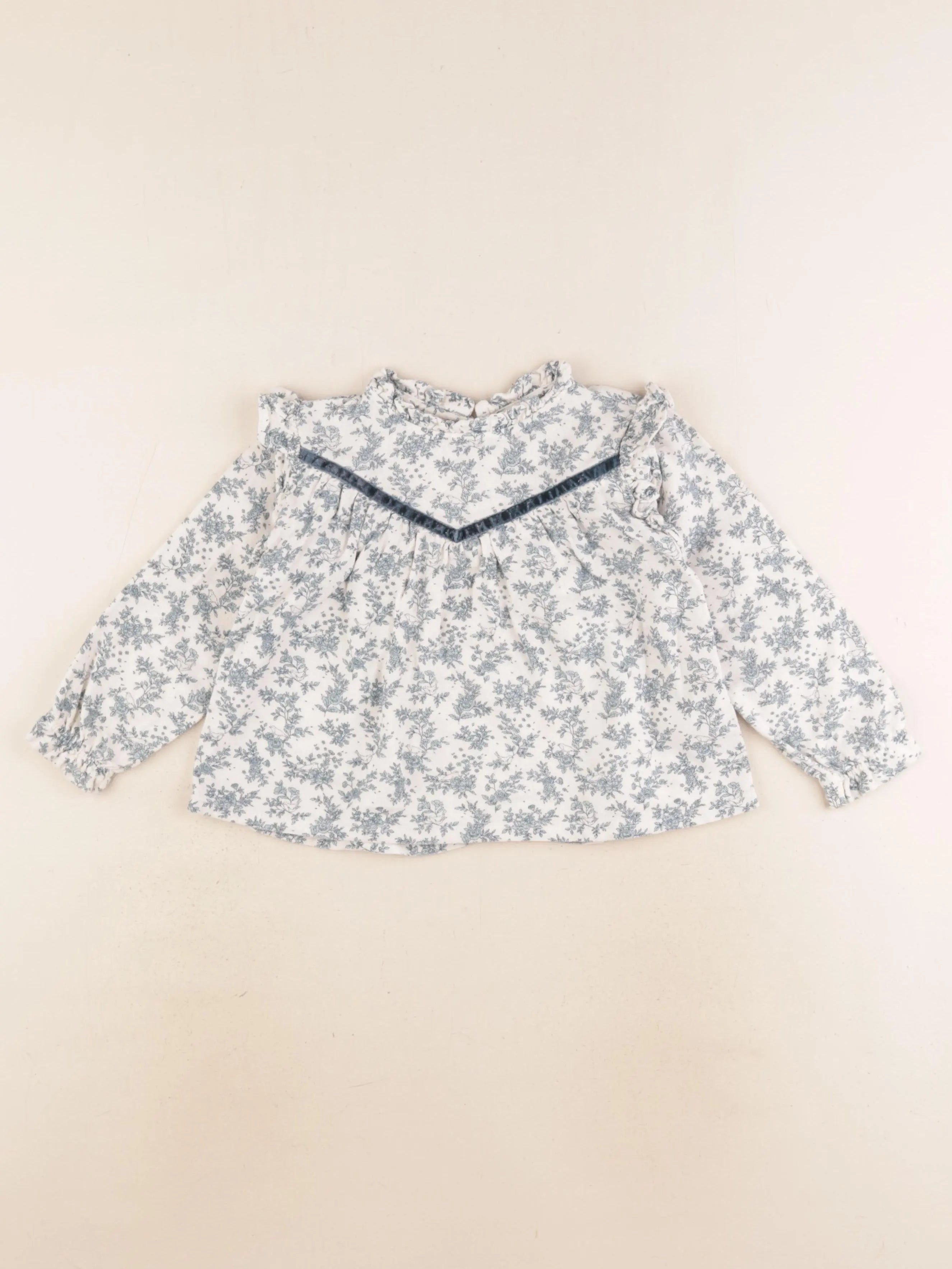 Vertbaudet - blouse blanc - 3 ans