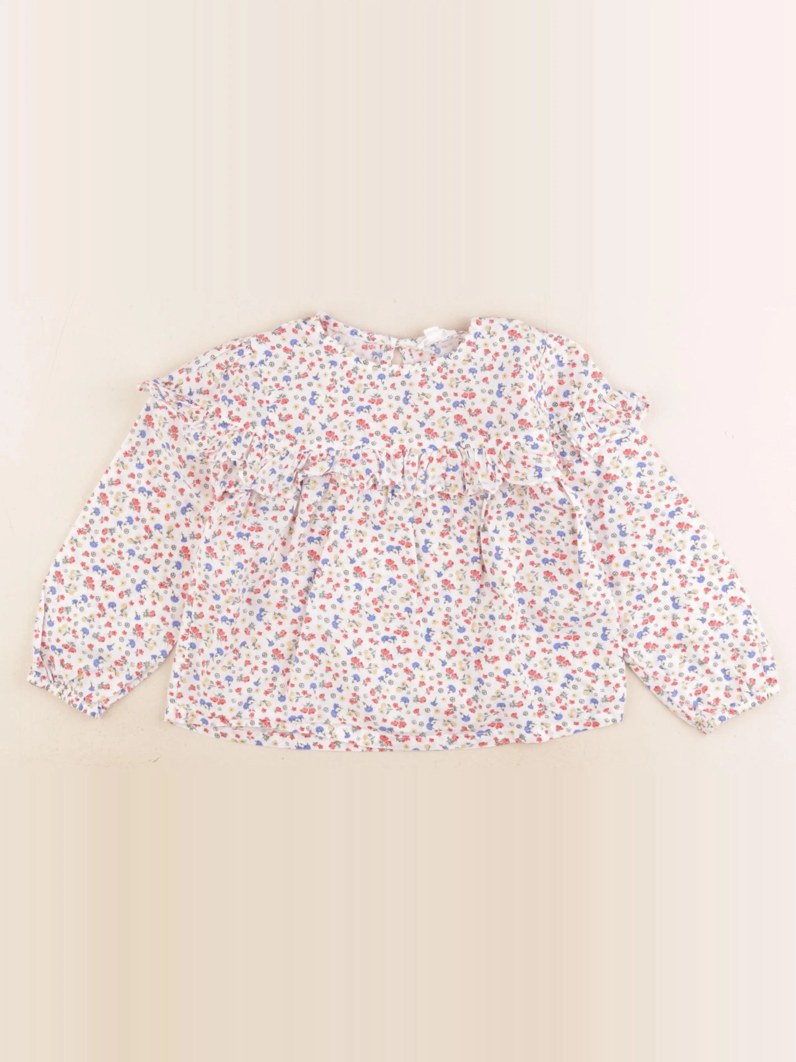 Vertbaudet - blouse multicolore - 4 ans