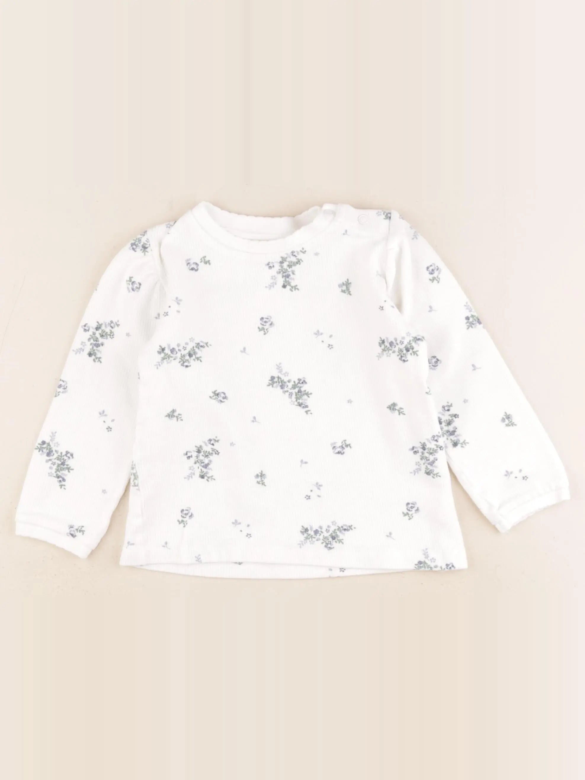 Buissonnière - sous-pull blanc - 2/3 ans