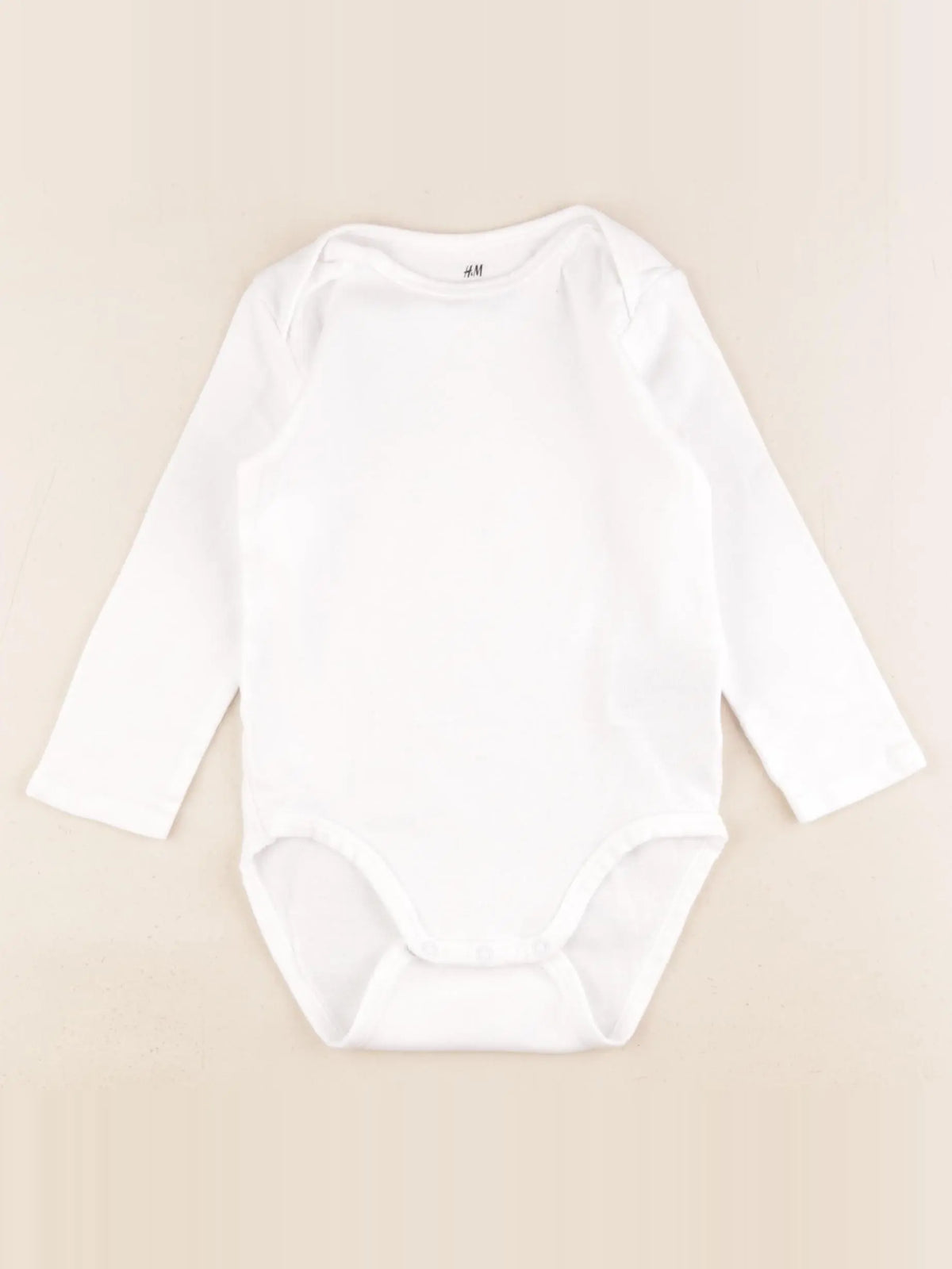 H&M - body blanc - 12/18 mois