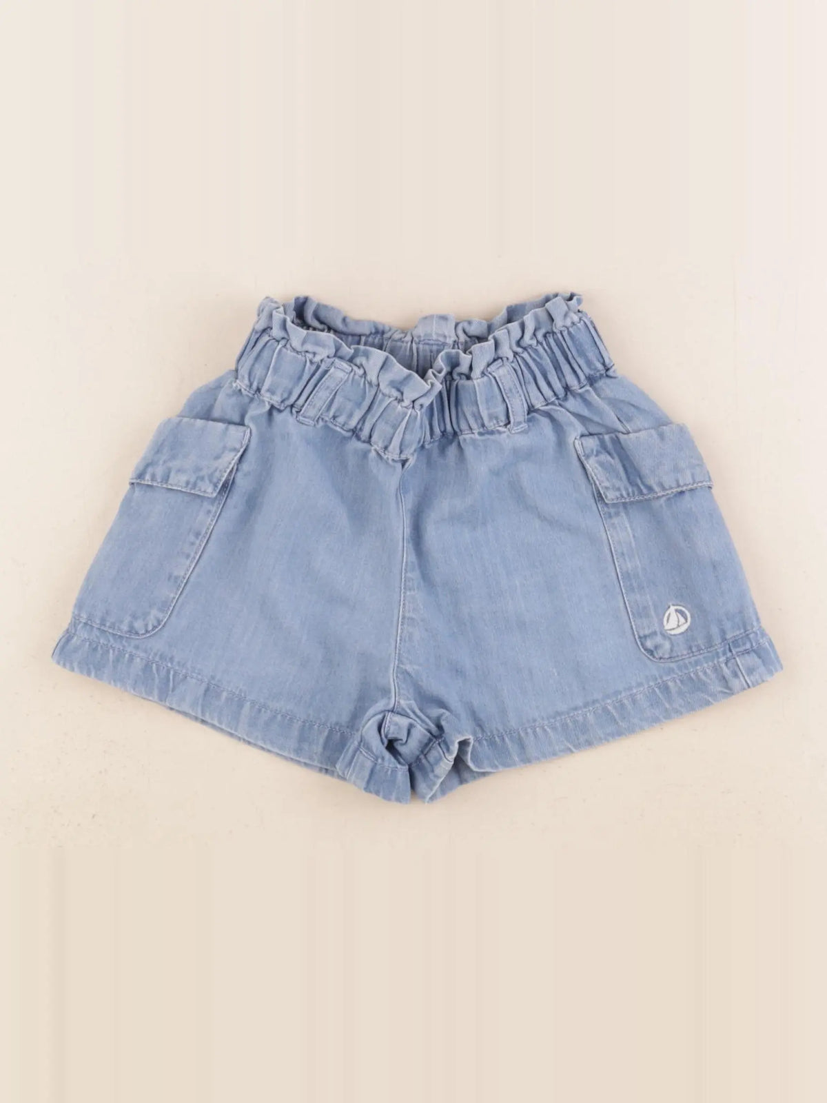 Petit Bateau - short bleu - 3 ans