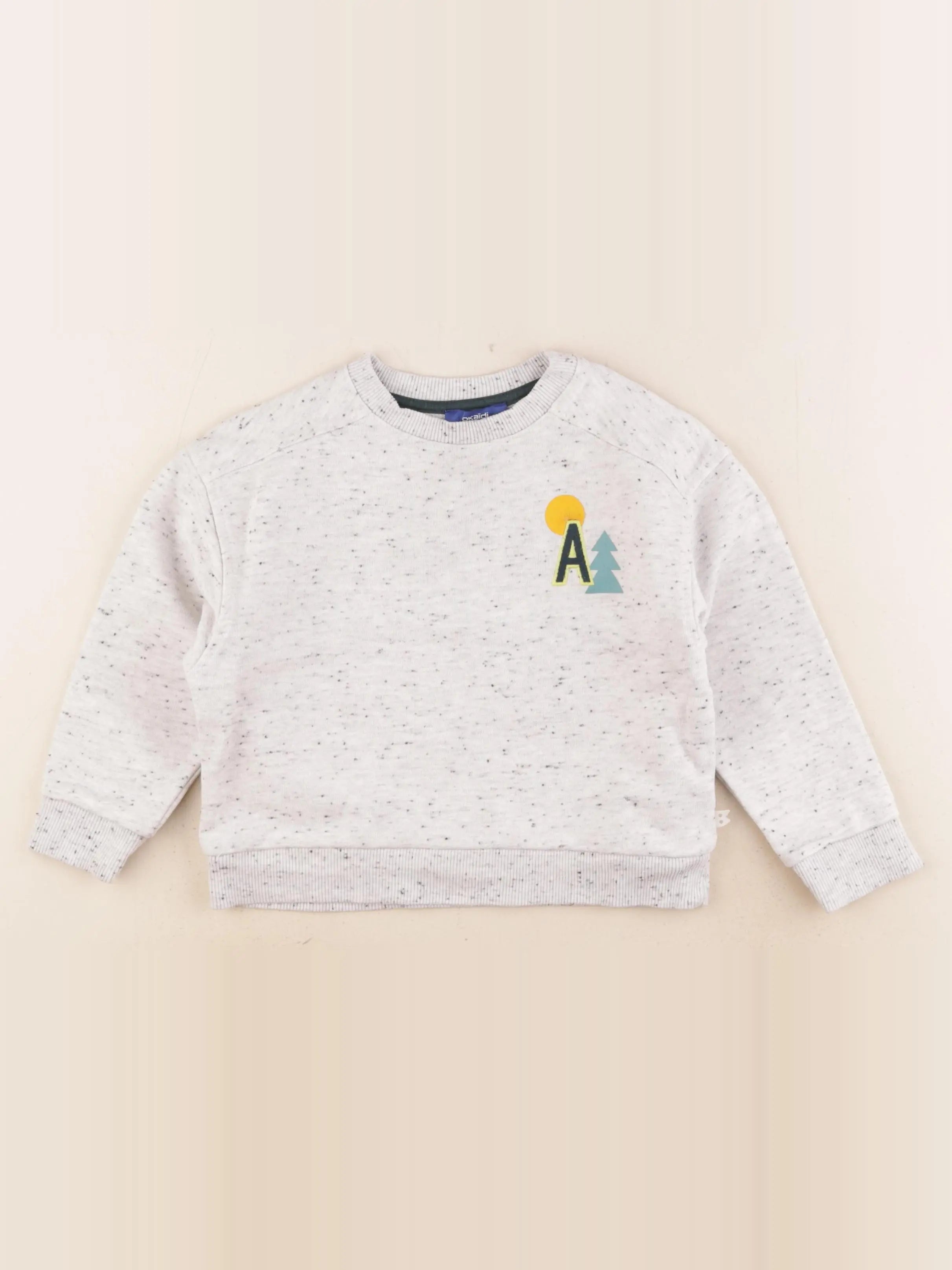 Okaidi - sweat gris - 3 ans