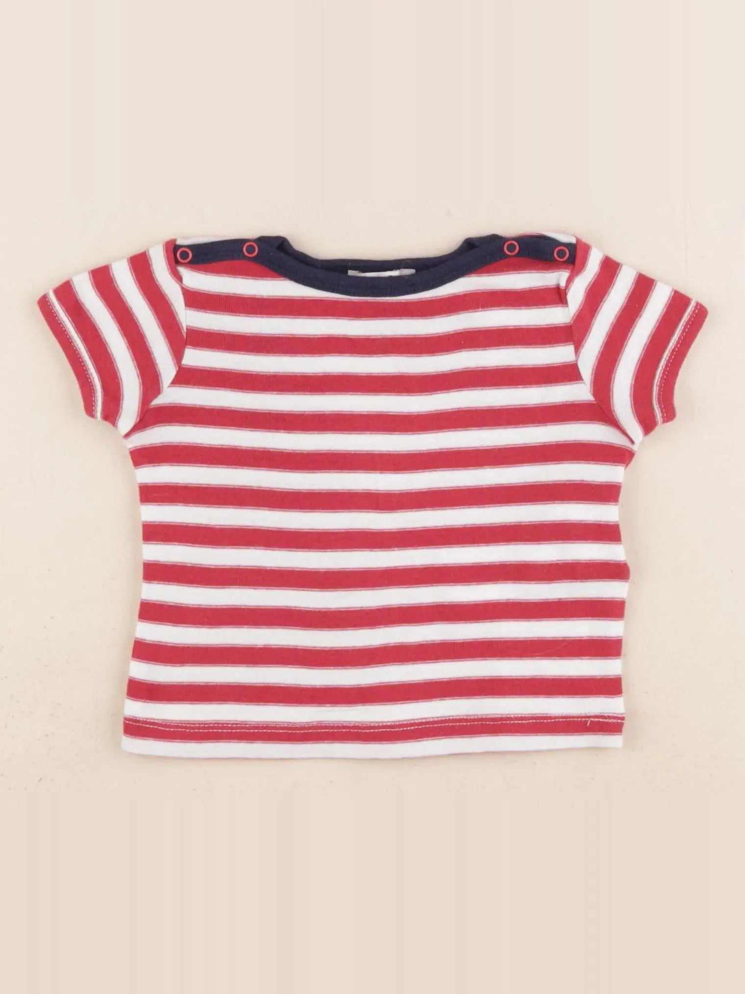 Cyrillus - tee-shirt rouge - 6 mois