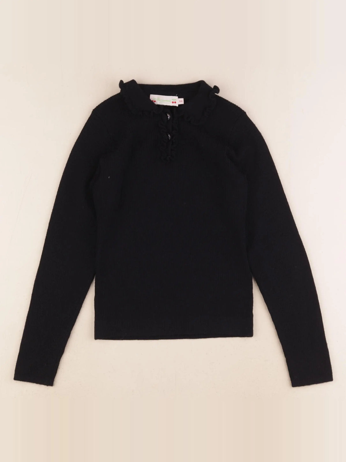 Bonpoint - pull noir - 8 ans