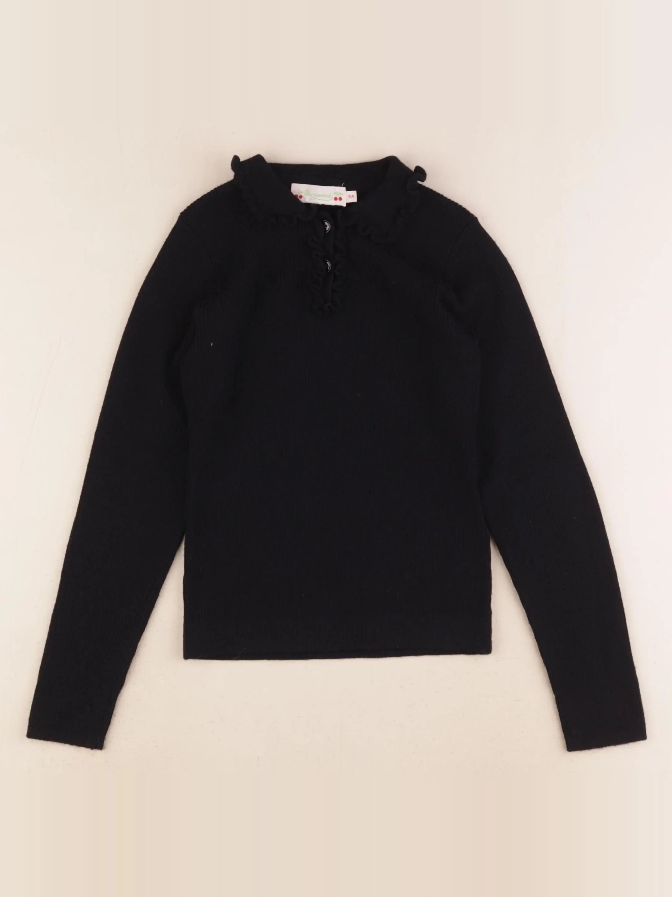 Bonpoint - pull noir - 8 ans
