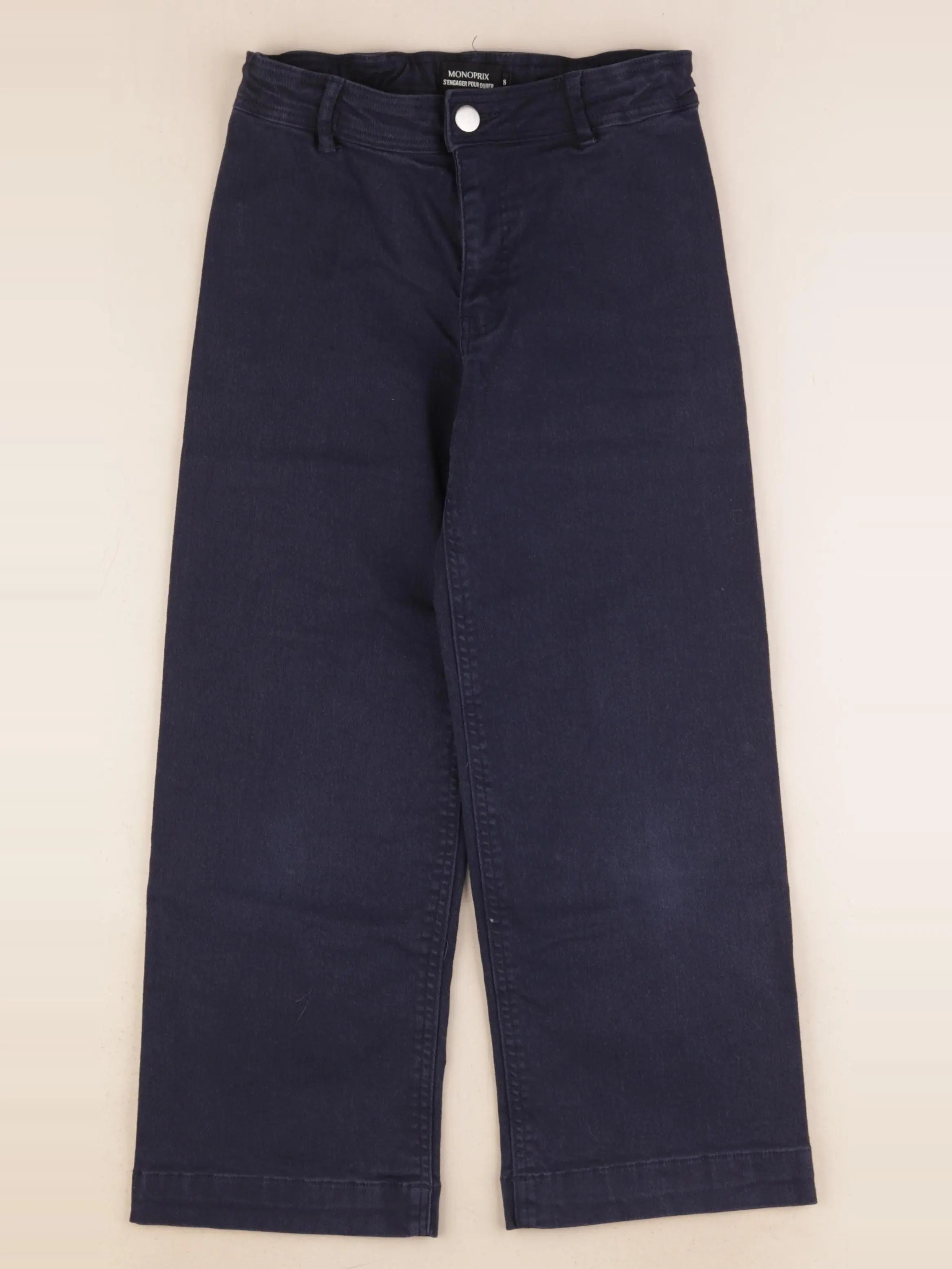 Monoprix - pantalon bleu - 8 ans