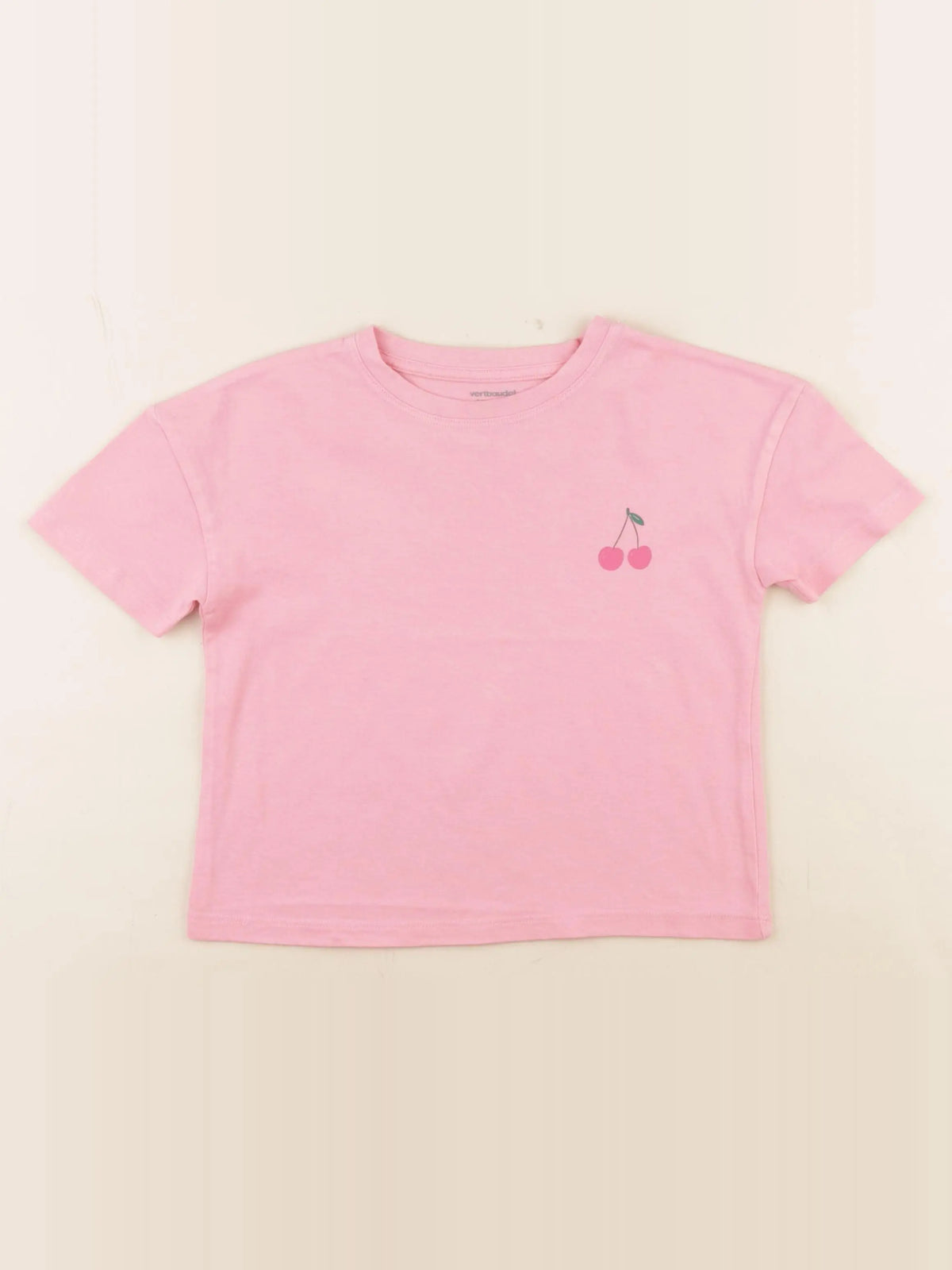 Vertbaudet - tee-shirt rose - 4 ans