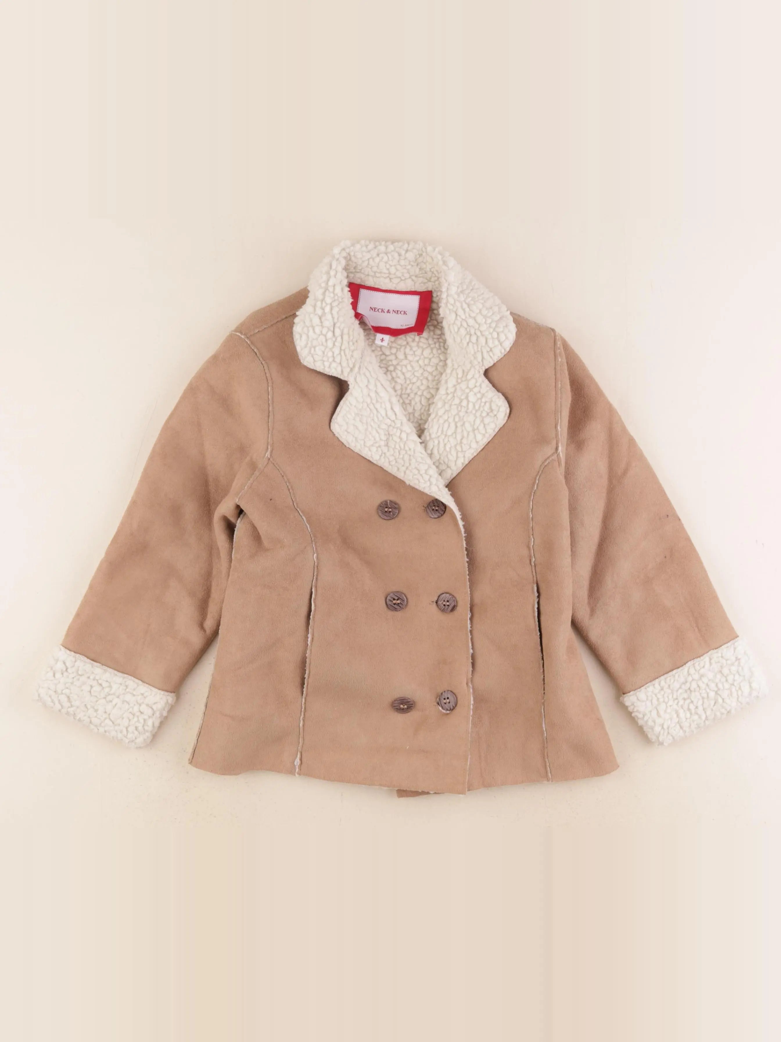 Neck & Neck - manteau marron - 4/5 ans