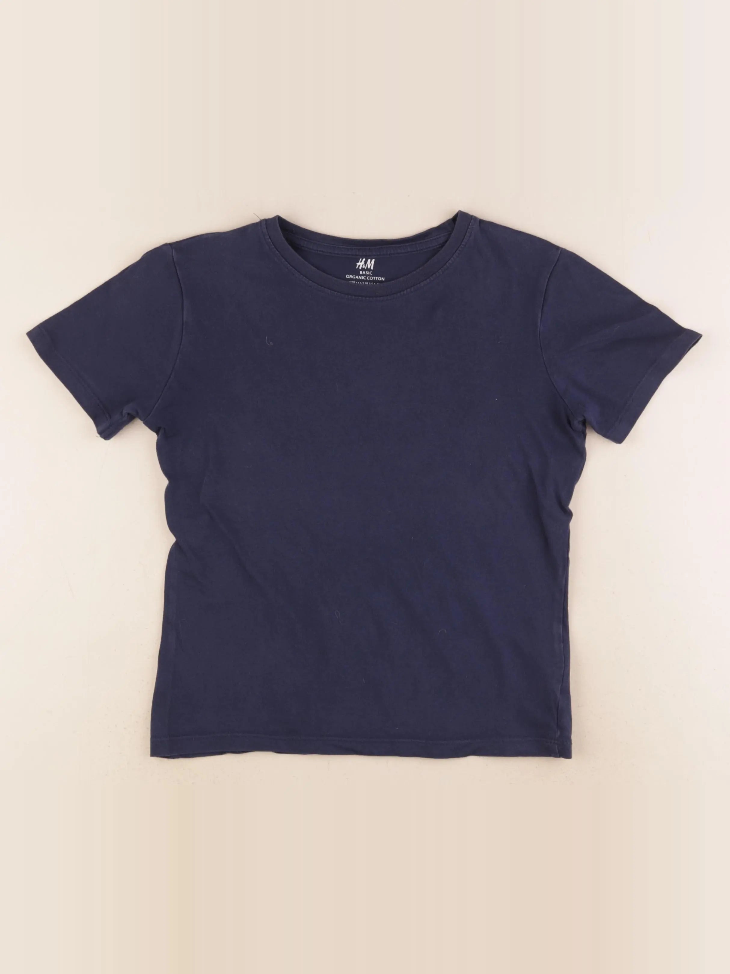 H&M - tee-shirt bleu - 6/8 ans