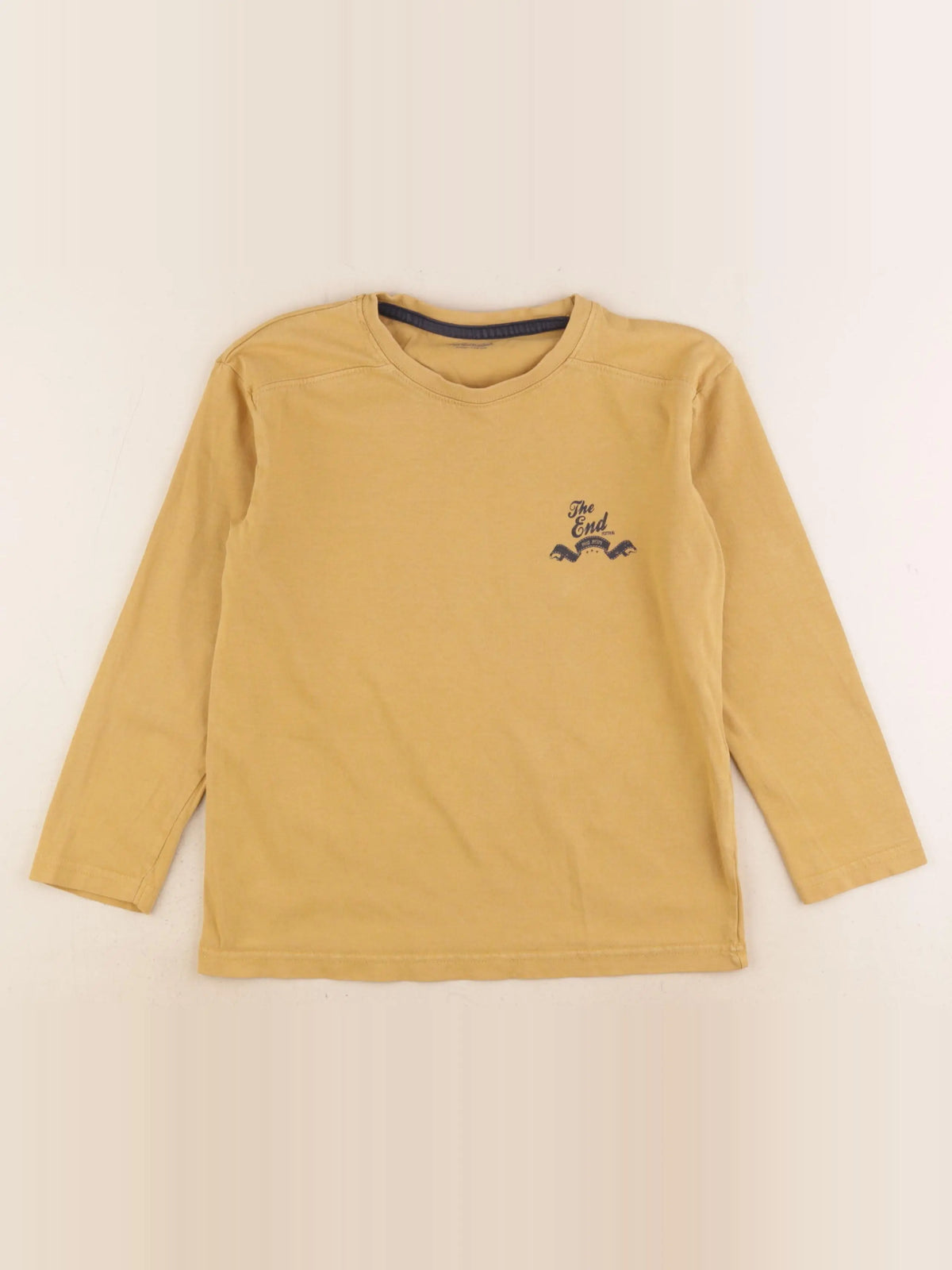 Vertbaudet - tee-shirt jaune - 8 ans