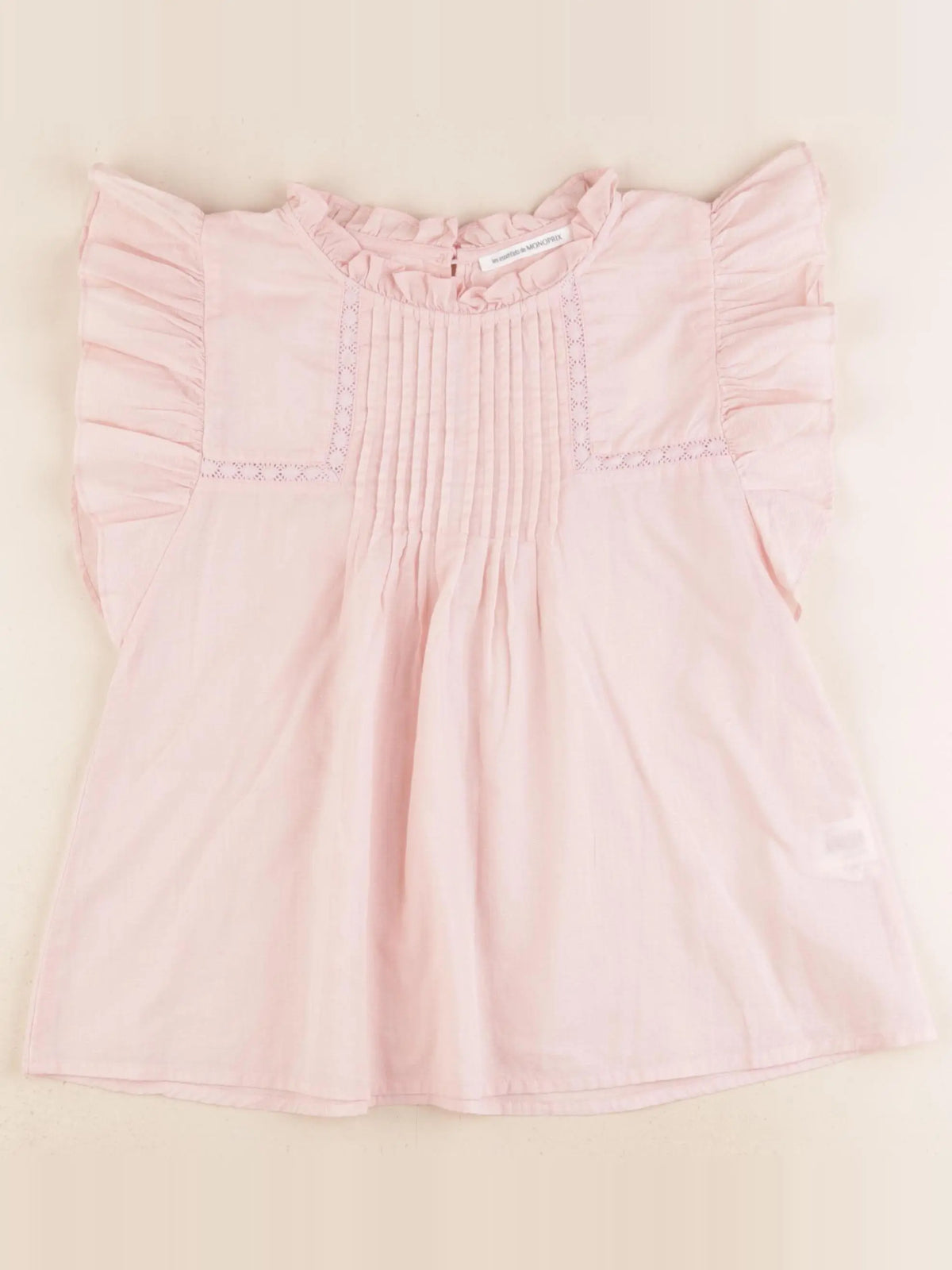 Monoprix - blouse rose - 10 ans