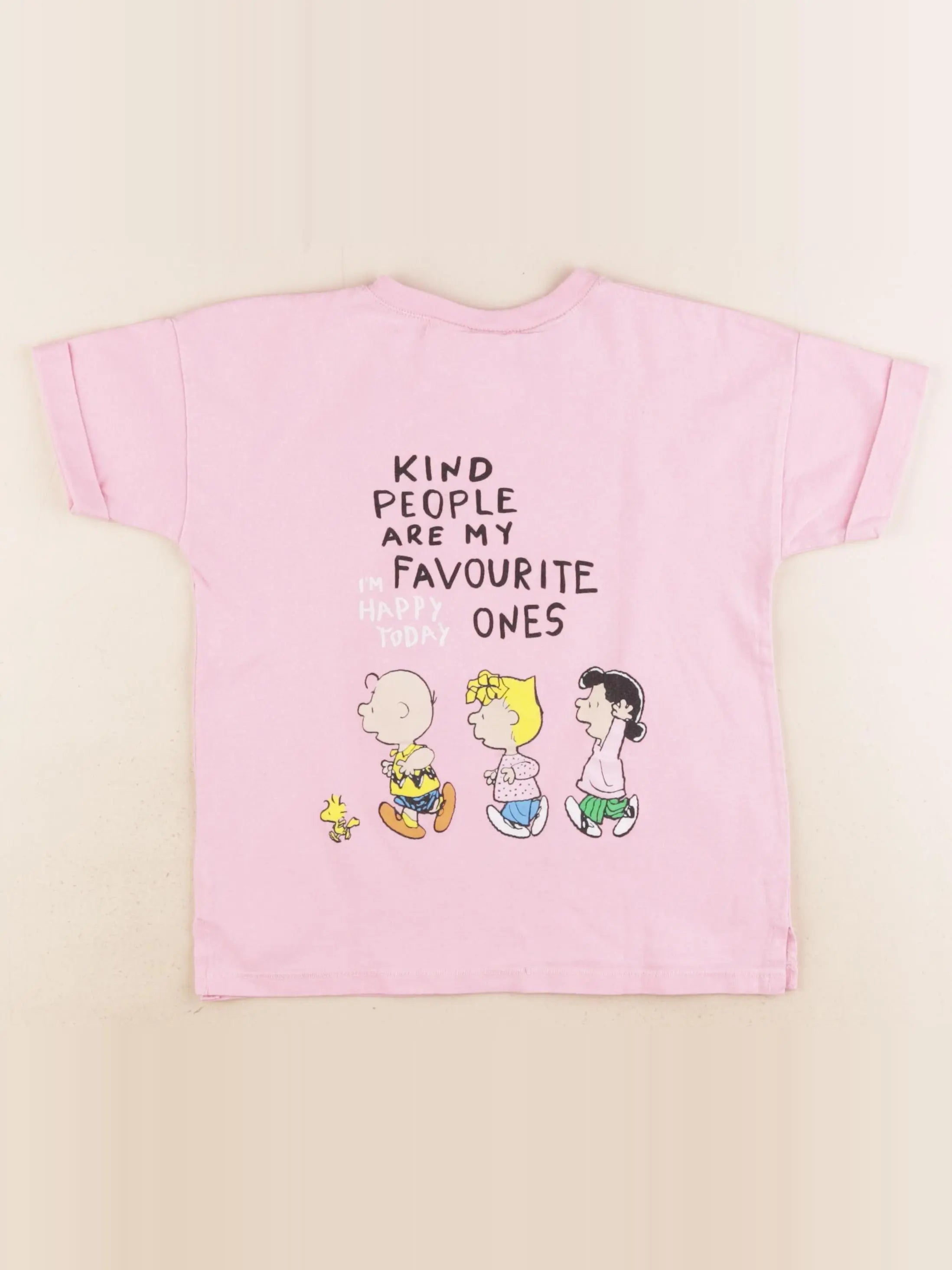 Zara - tee-shirt imprimé au dos rose - 3/4 ans