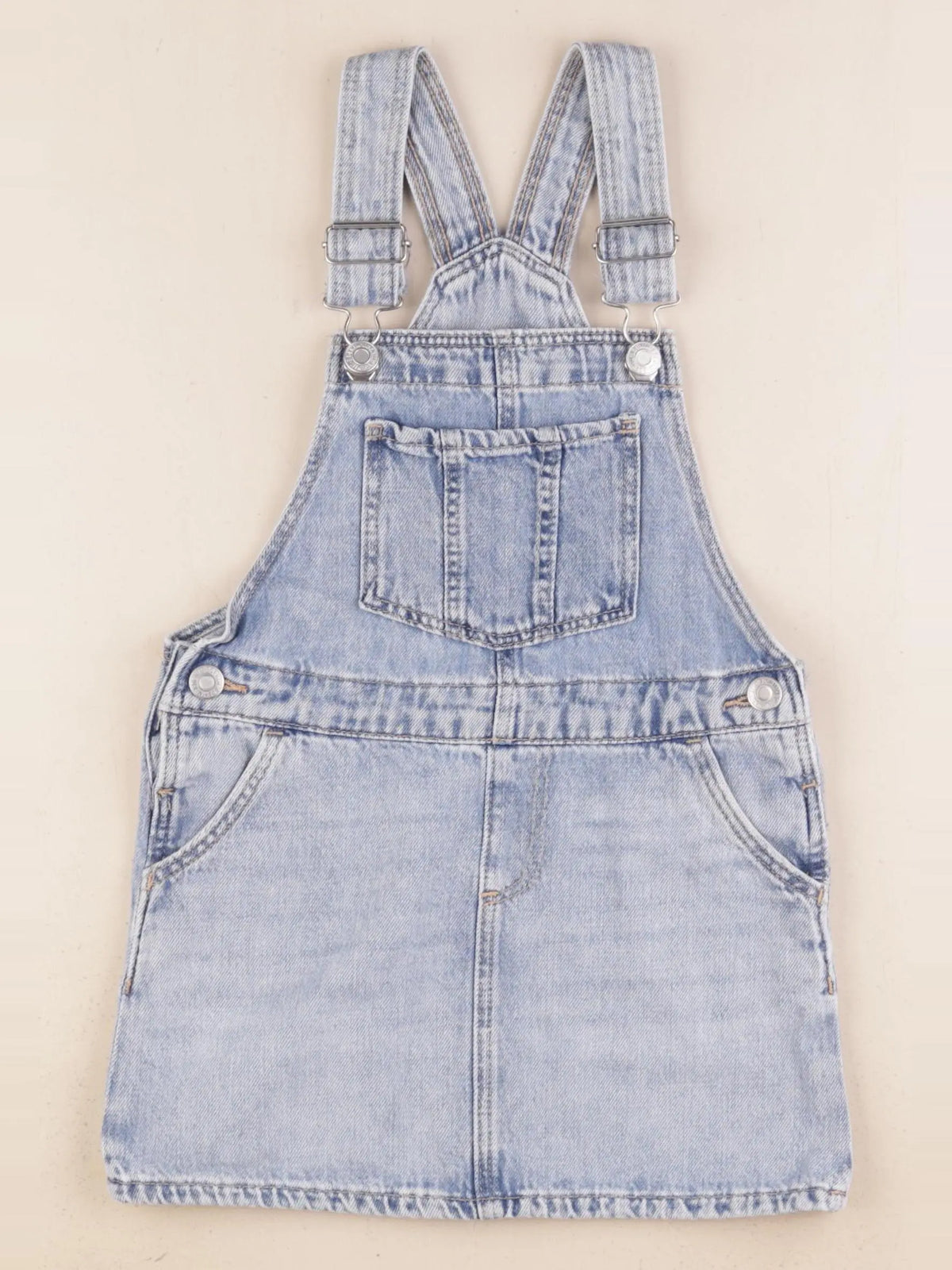H&M - robe bleu - 3/4 ans