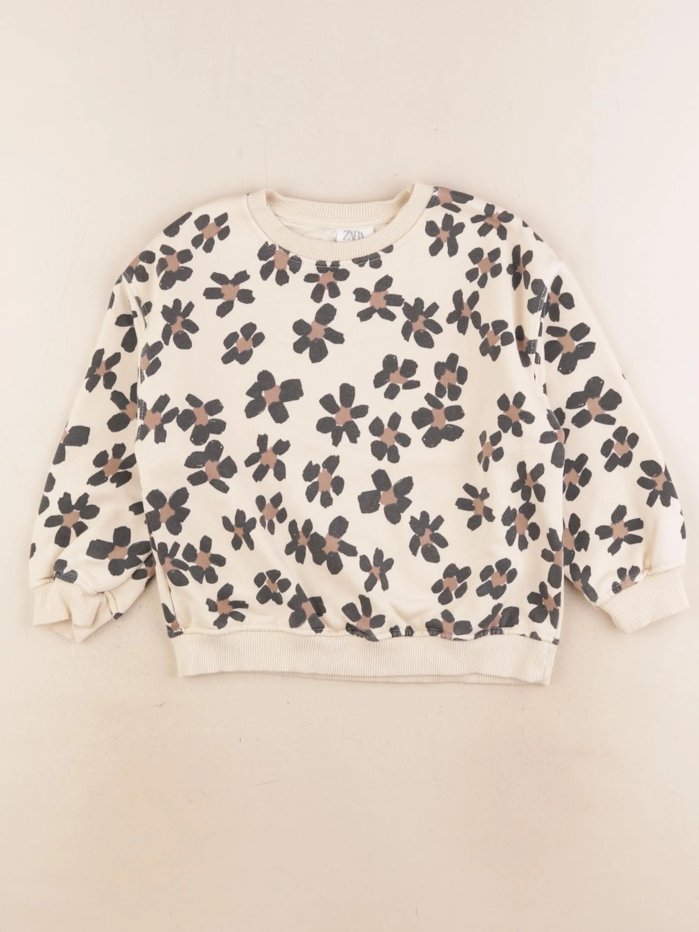 Zara - sweat beige - 4 ans