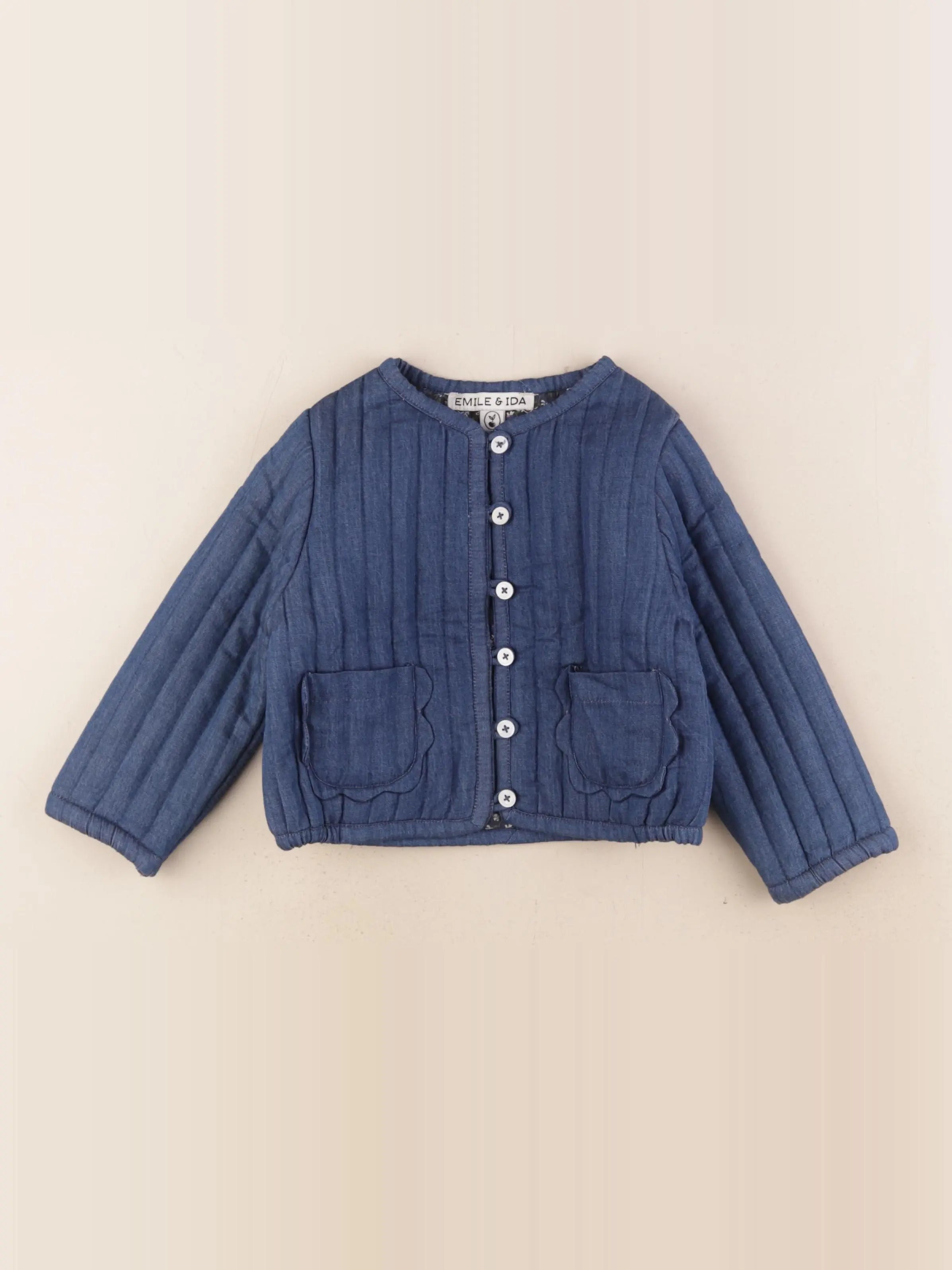 Emile et Ida - veste bleu - 18 mois