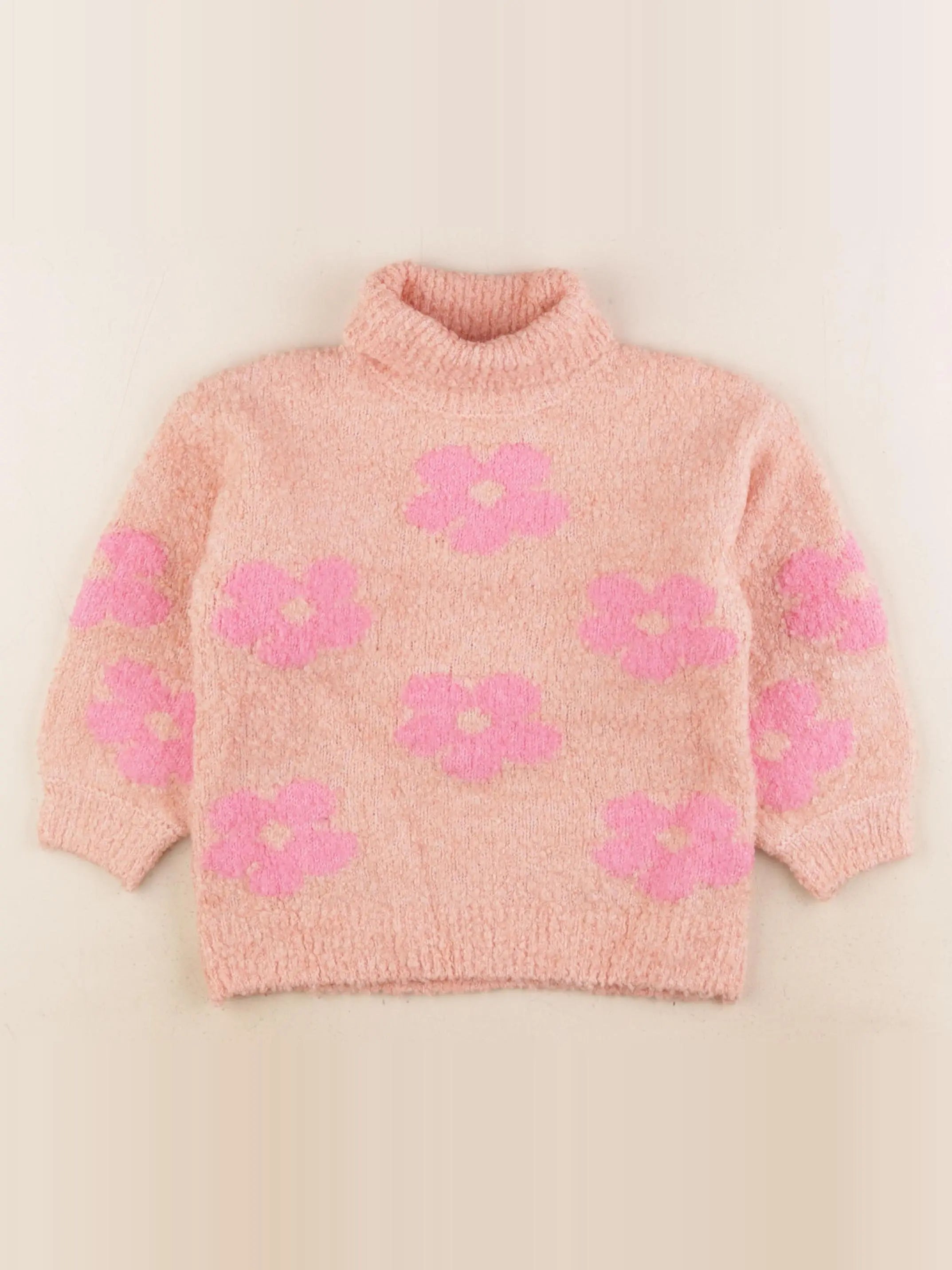 Vertbaudet - pull rose - 4 ans