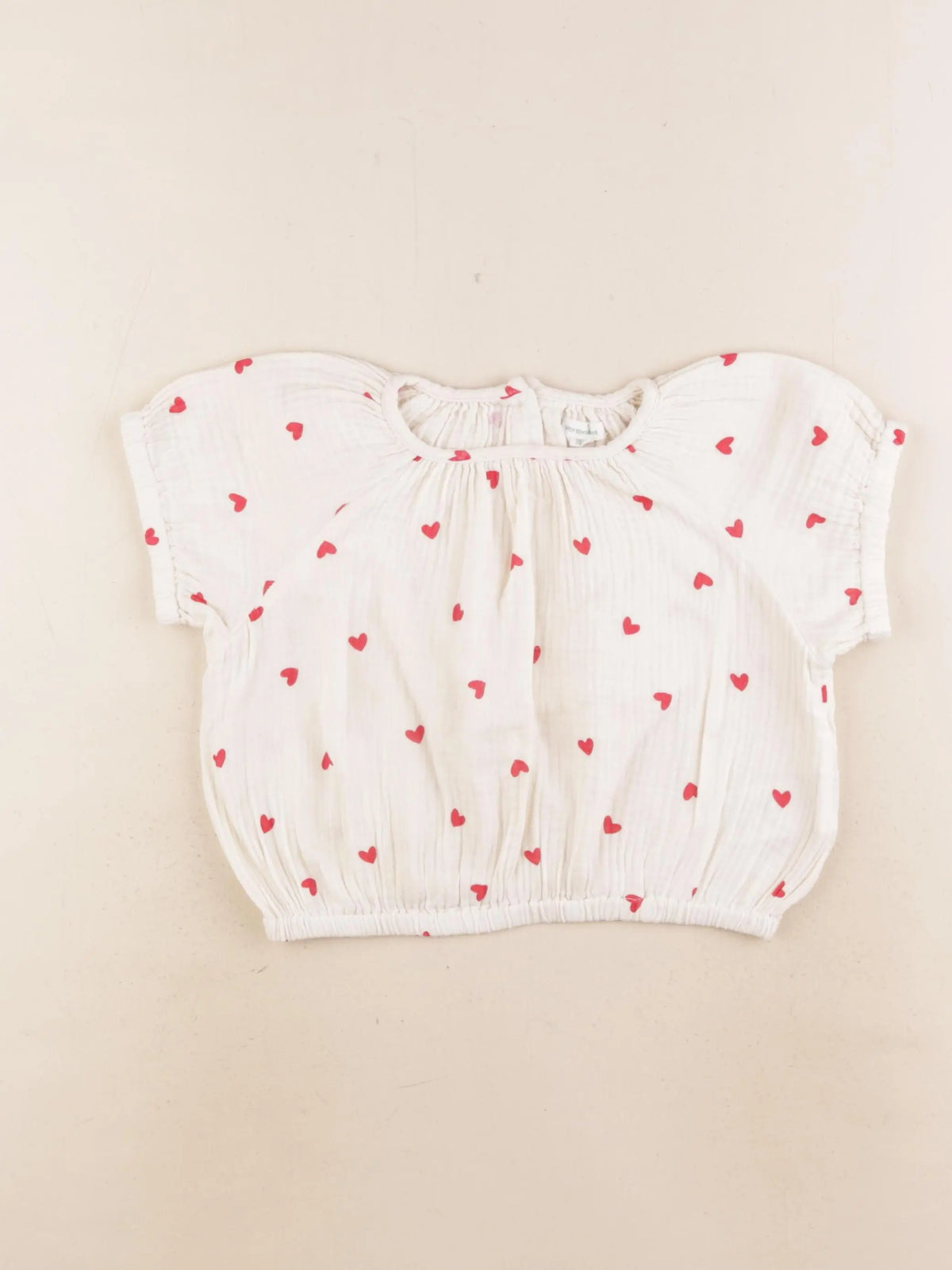 Vertbaudet - blouse beige - 24 mois