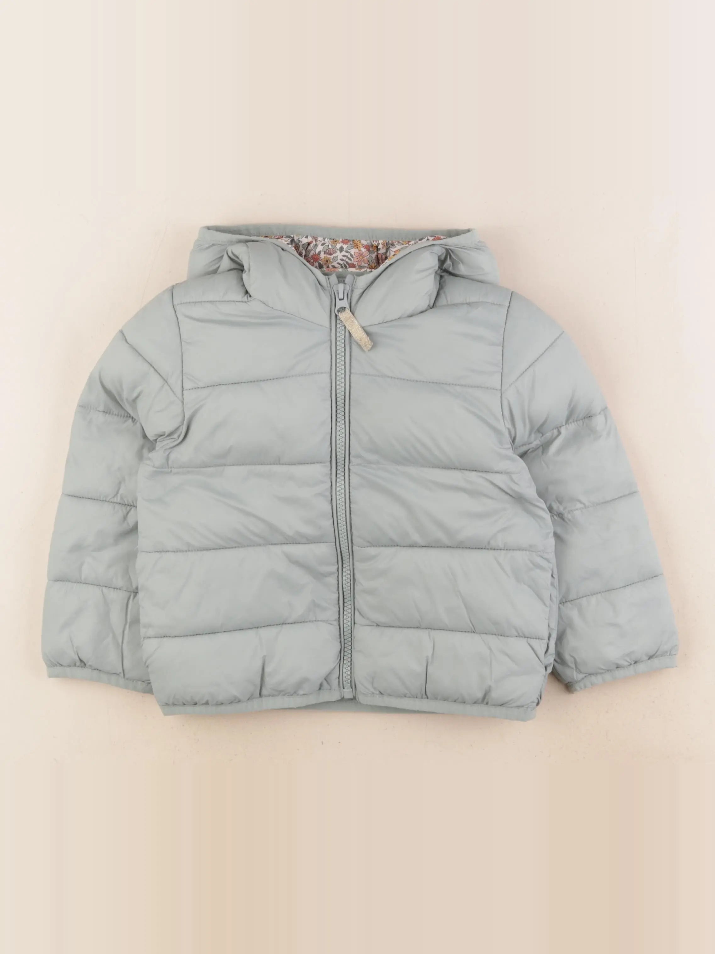 Vertbaudet - doudoune vert - 4 ans