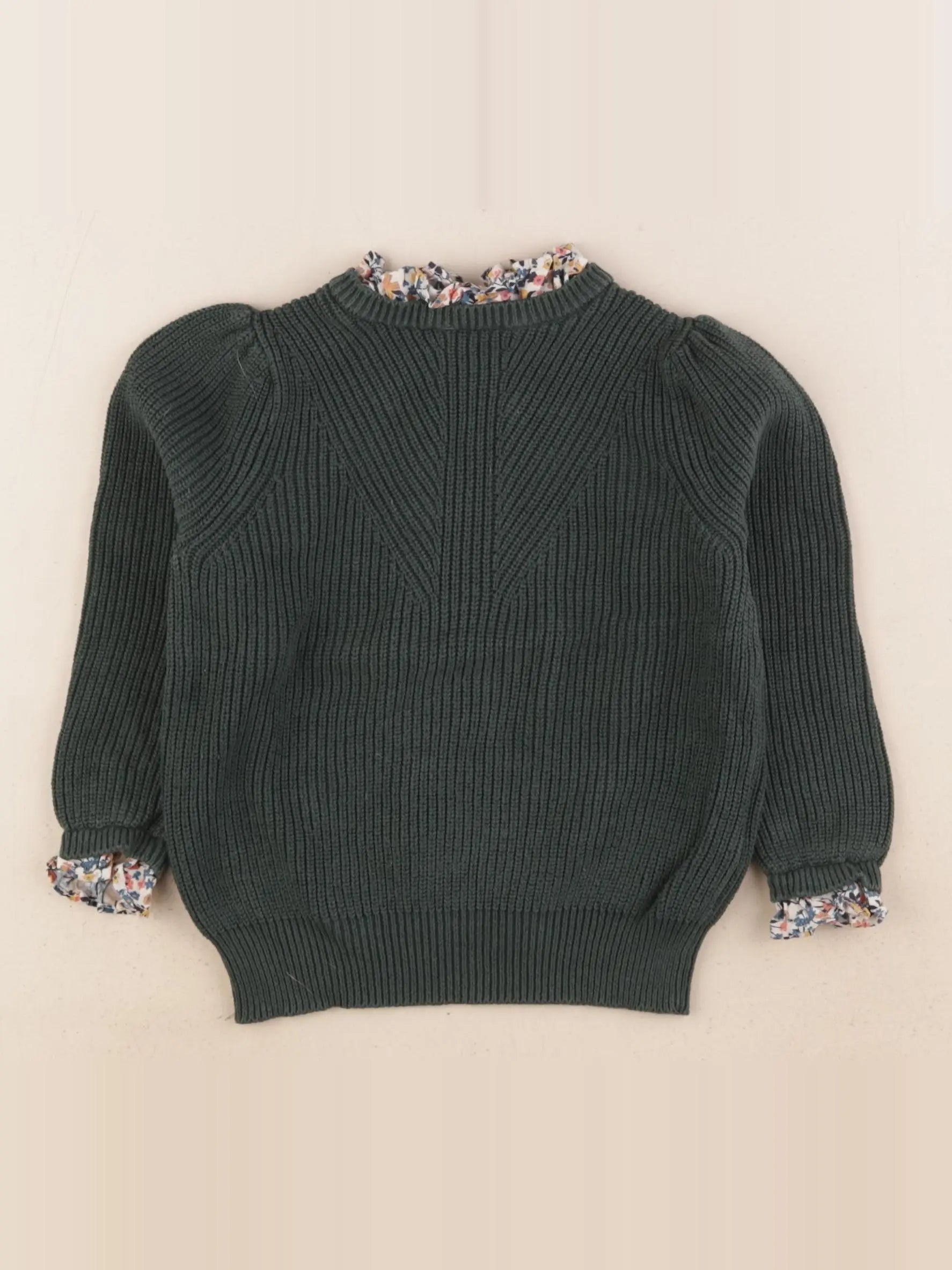 Monoprix - pull vert - 3 ans
