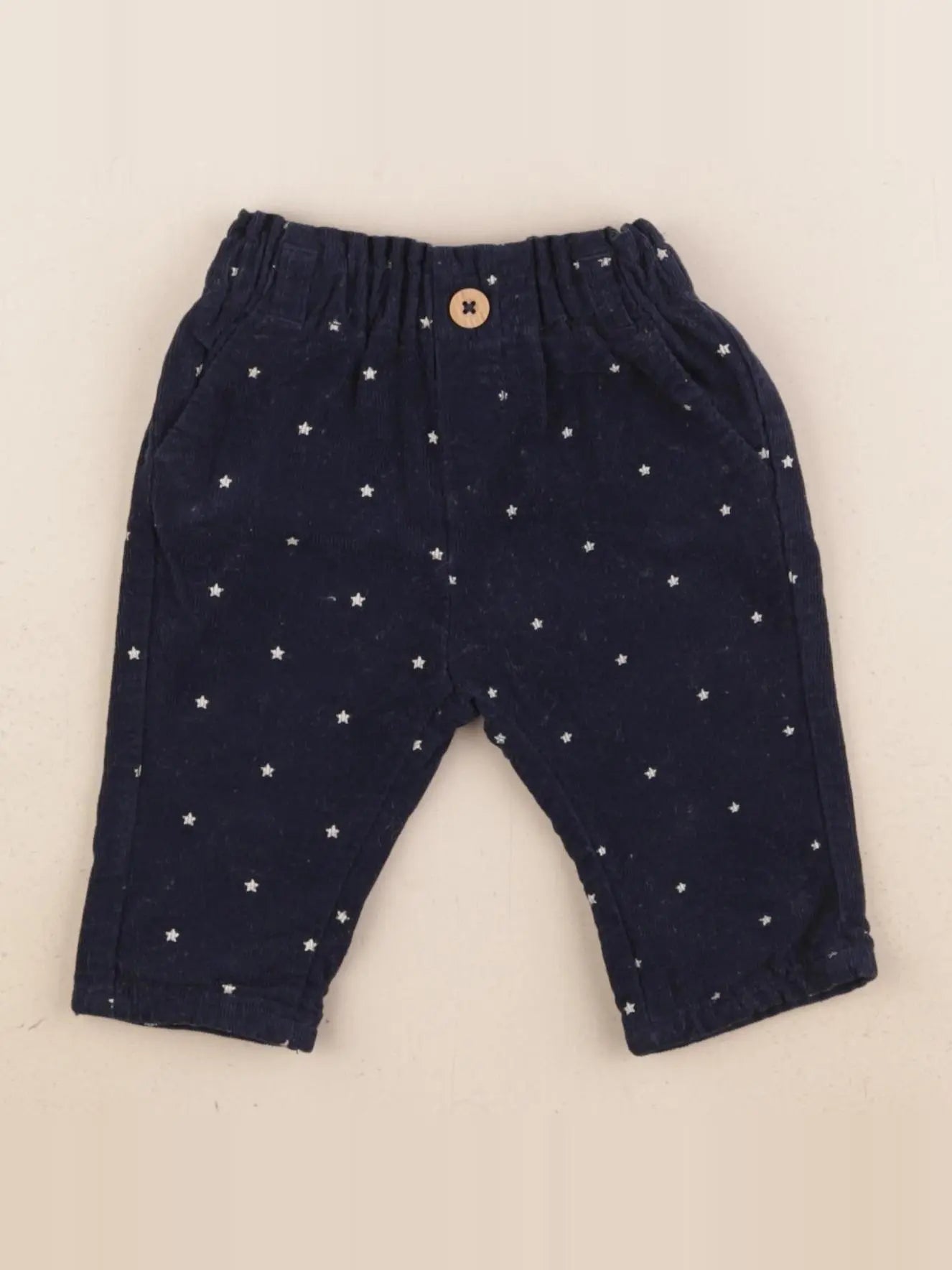 Vertbaudet - pantalon bleu - 3 mois