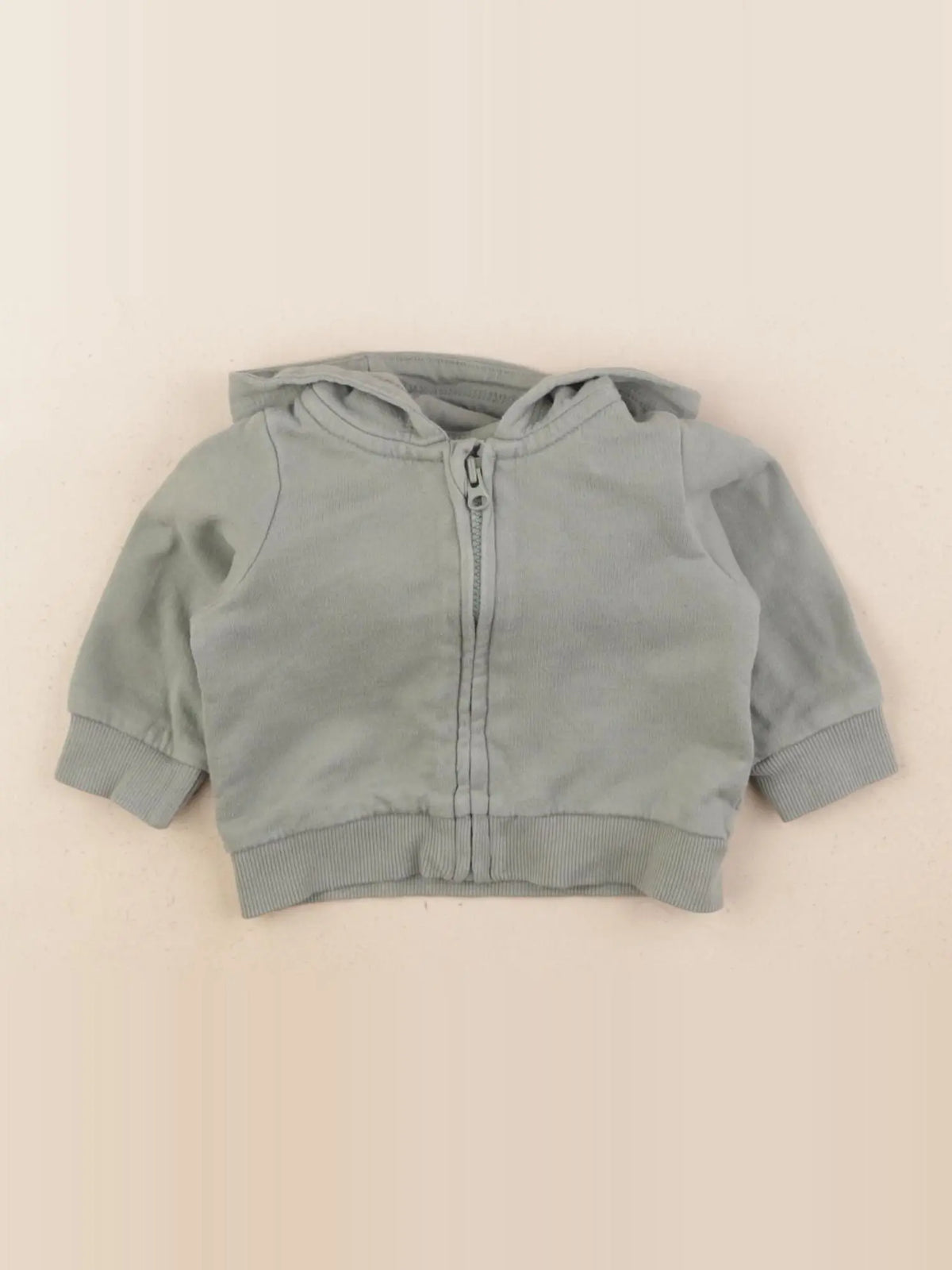 H&M - sweat vert - 0/1 mois
