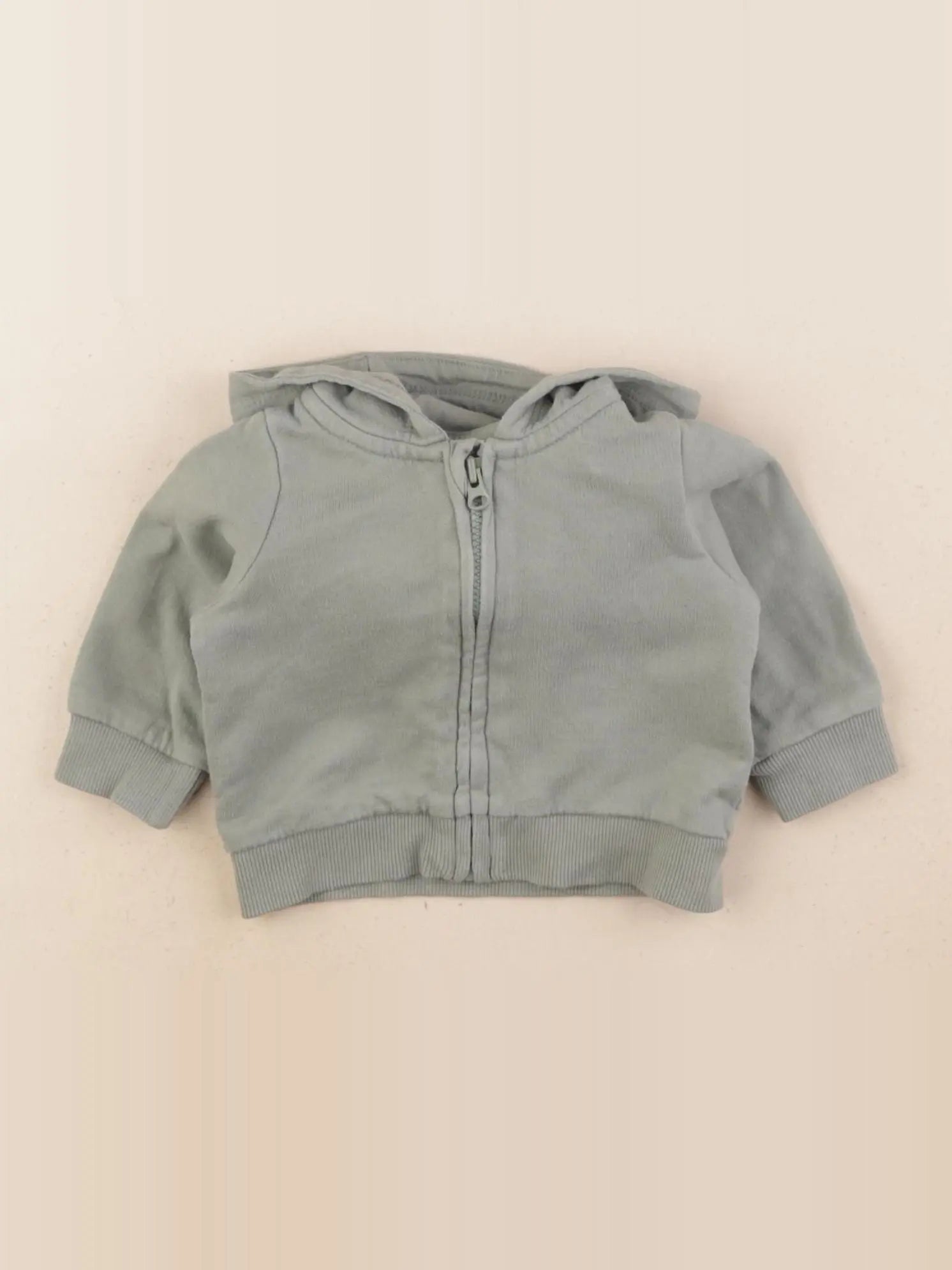 H&M - sweat vert - 0/1 mois
