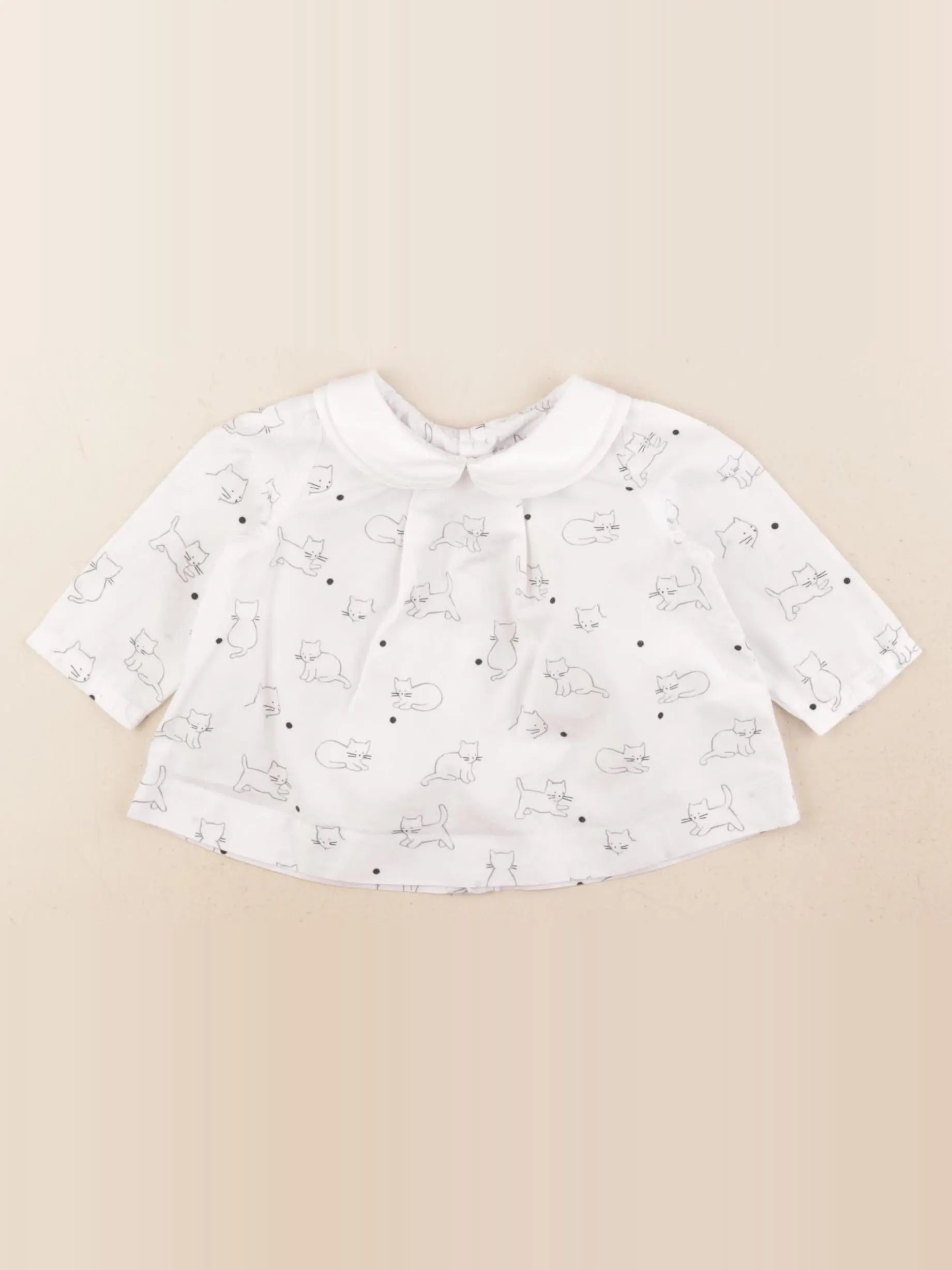 Jacadi - blouse blanc - 3 mois
