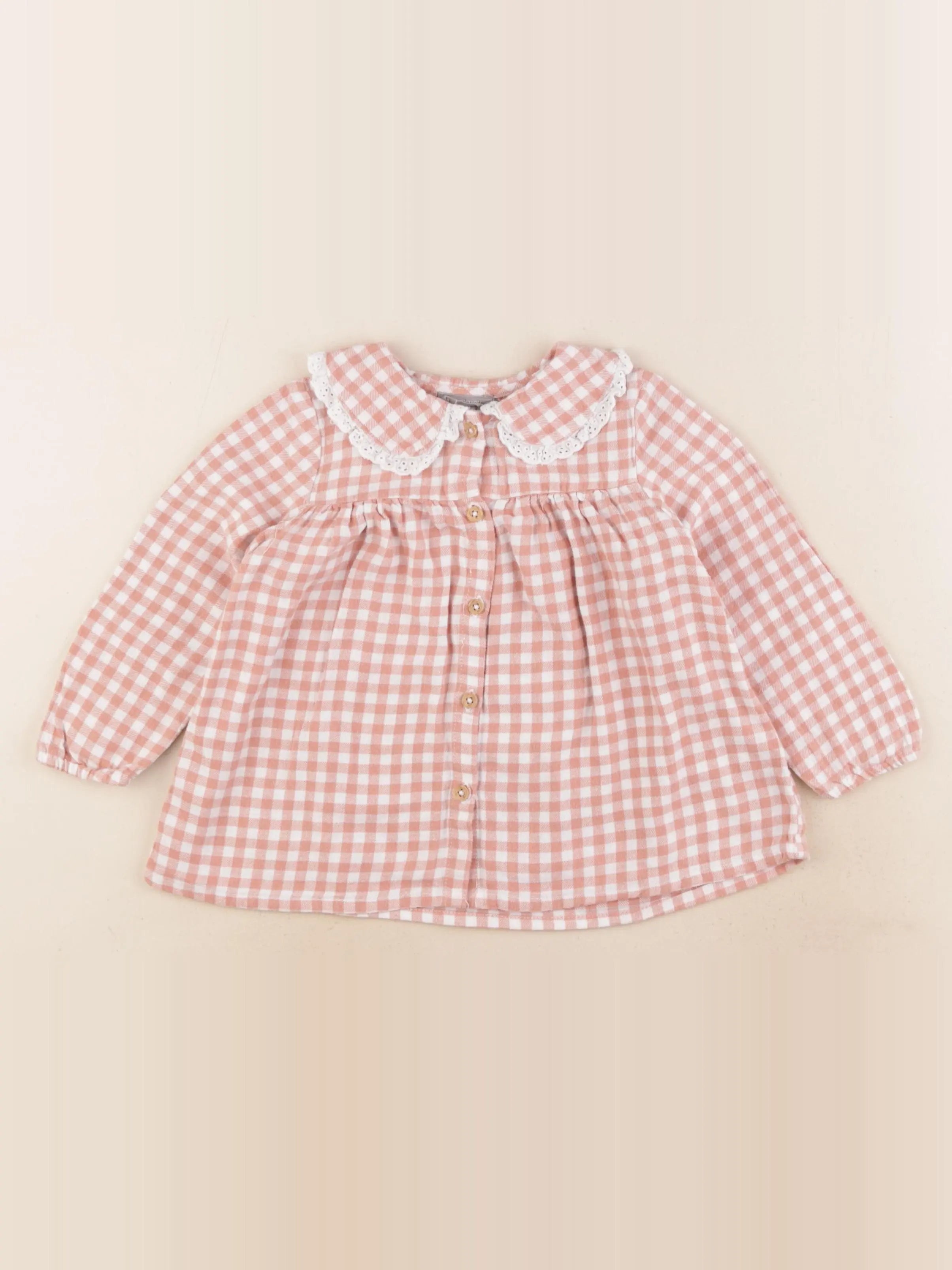 Boutchou - blouse rose - 24 mois