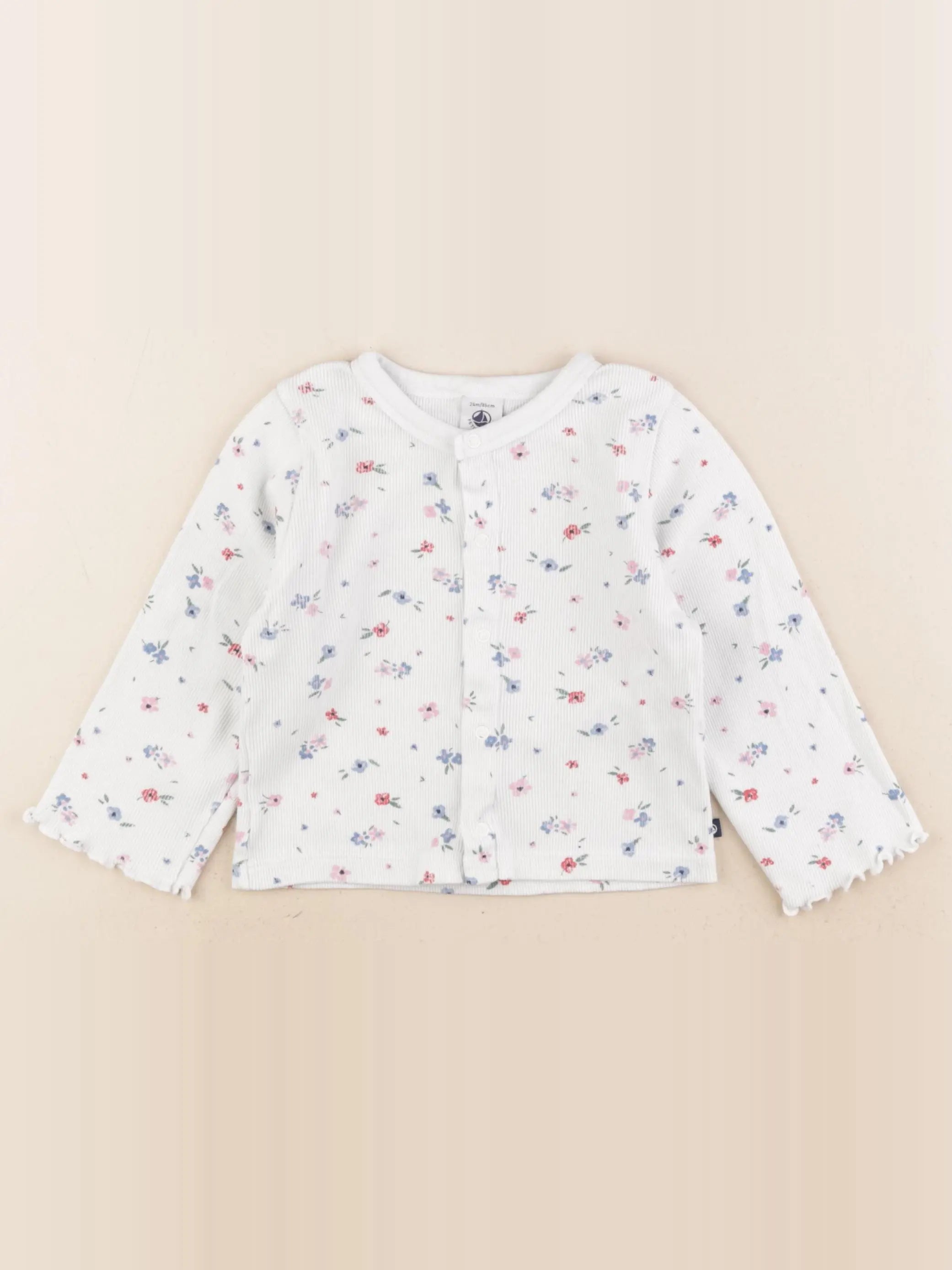 Petit Bateau - tee-shirt blanc - 24 mois