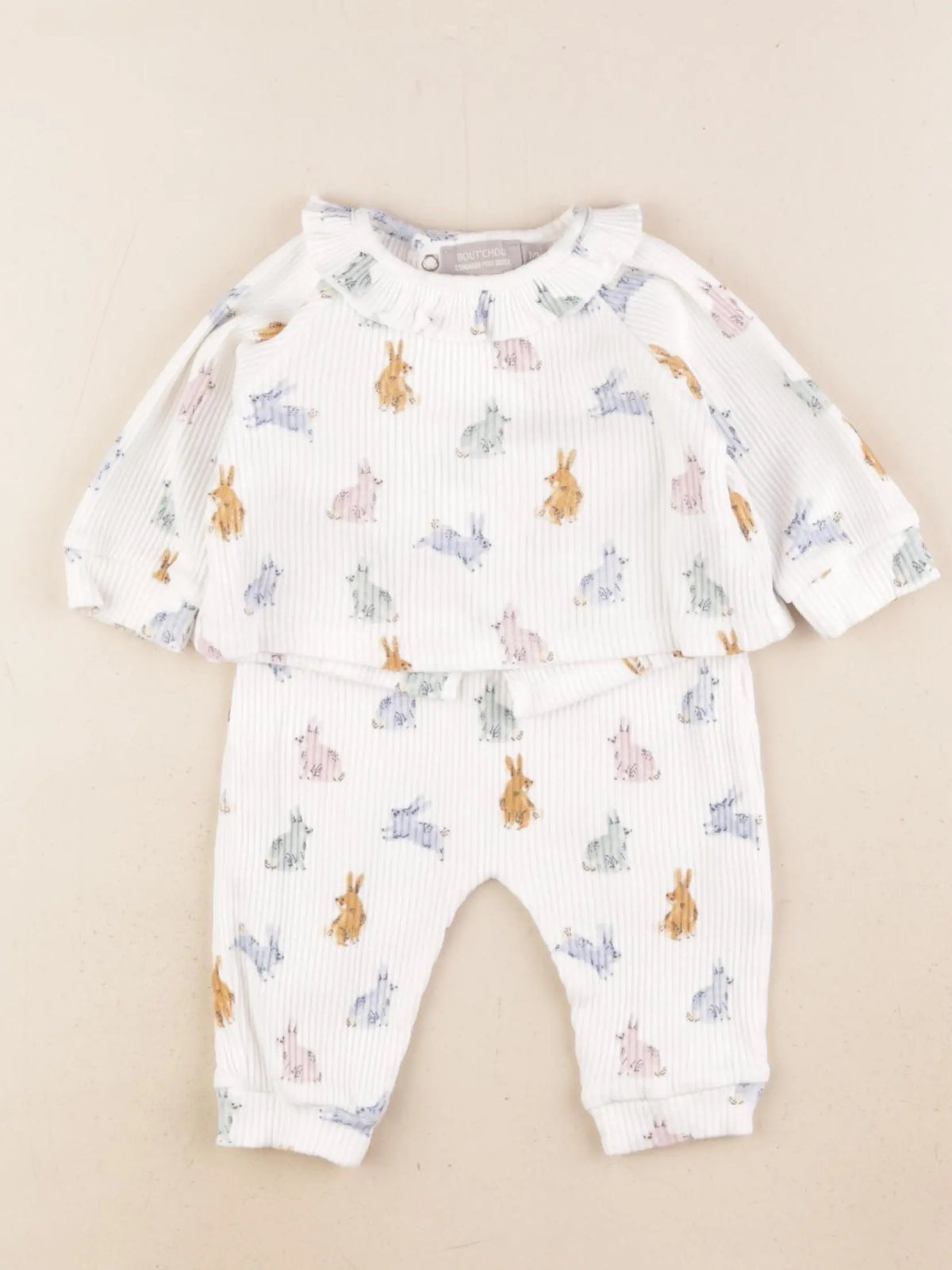 Boutchou - ensemble blanc - 3 mois
