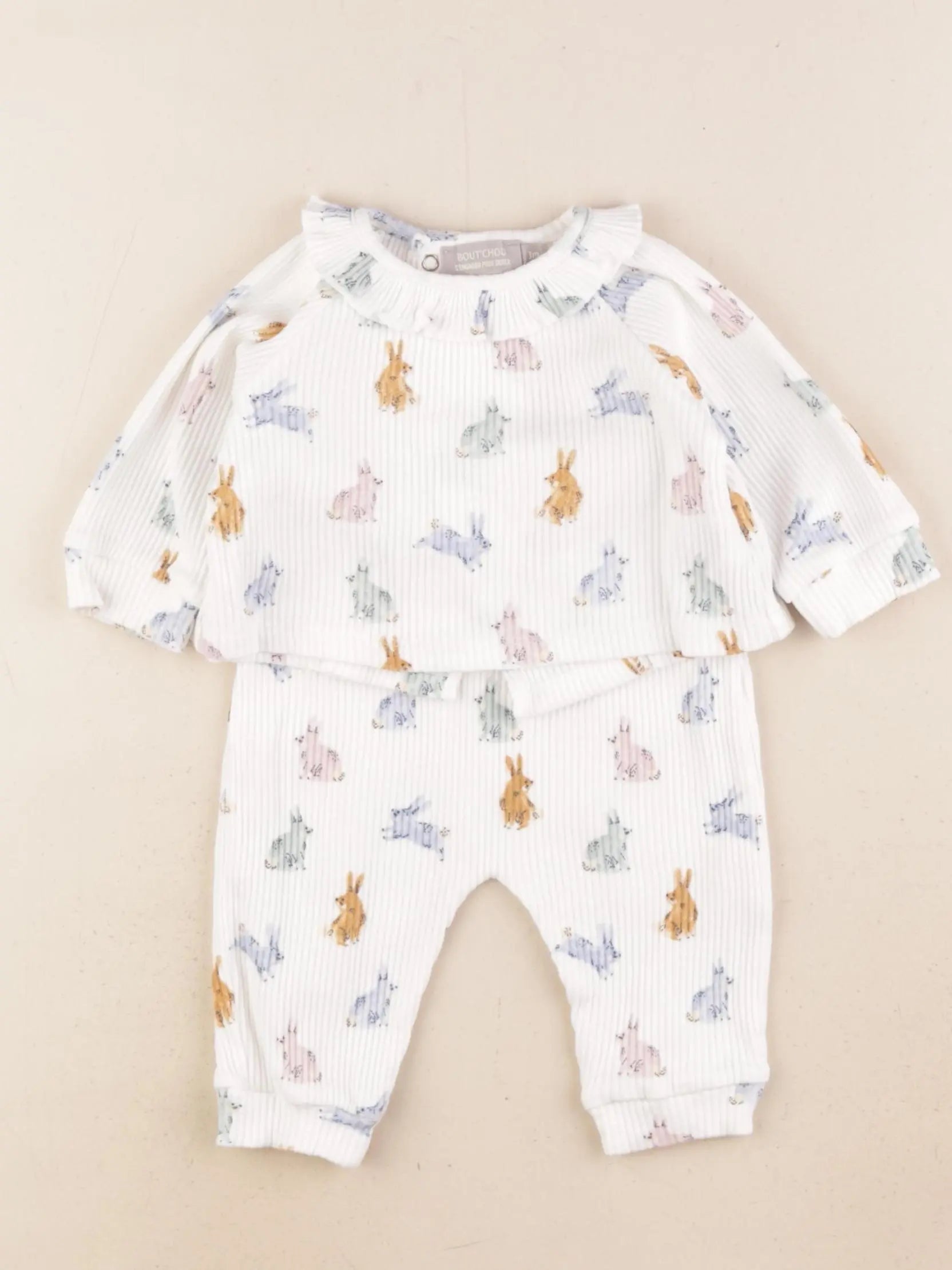 Boutchou - ensemble blanc - 3 mois