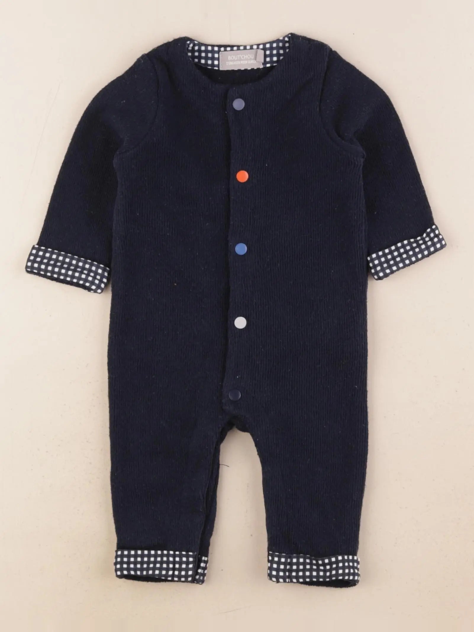 Boutchou - combinaison bleu - 3 mois