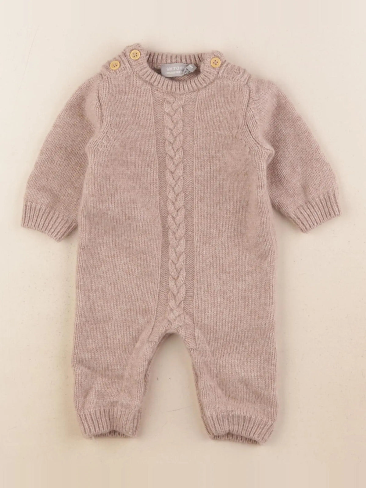 Boutchou - combinaison marron - 3 mois