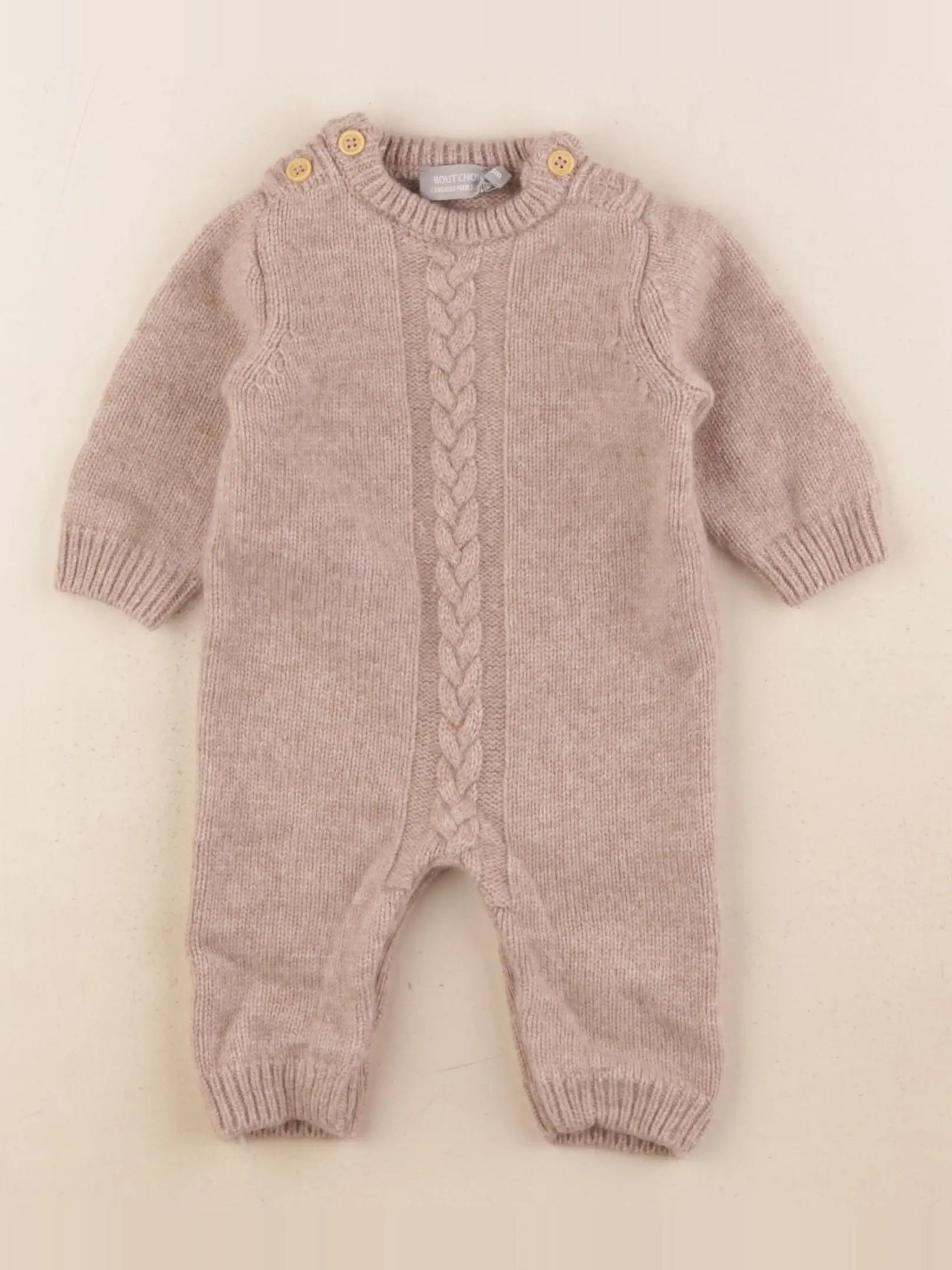 Boutchou - combinaison marron - 3 mois