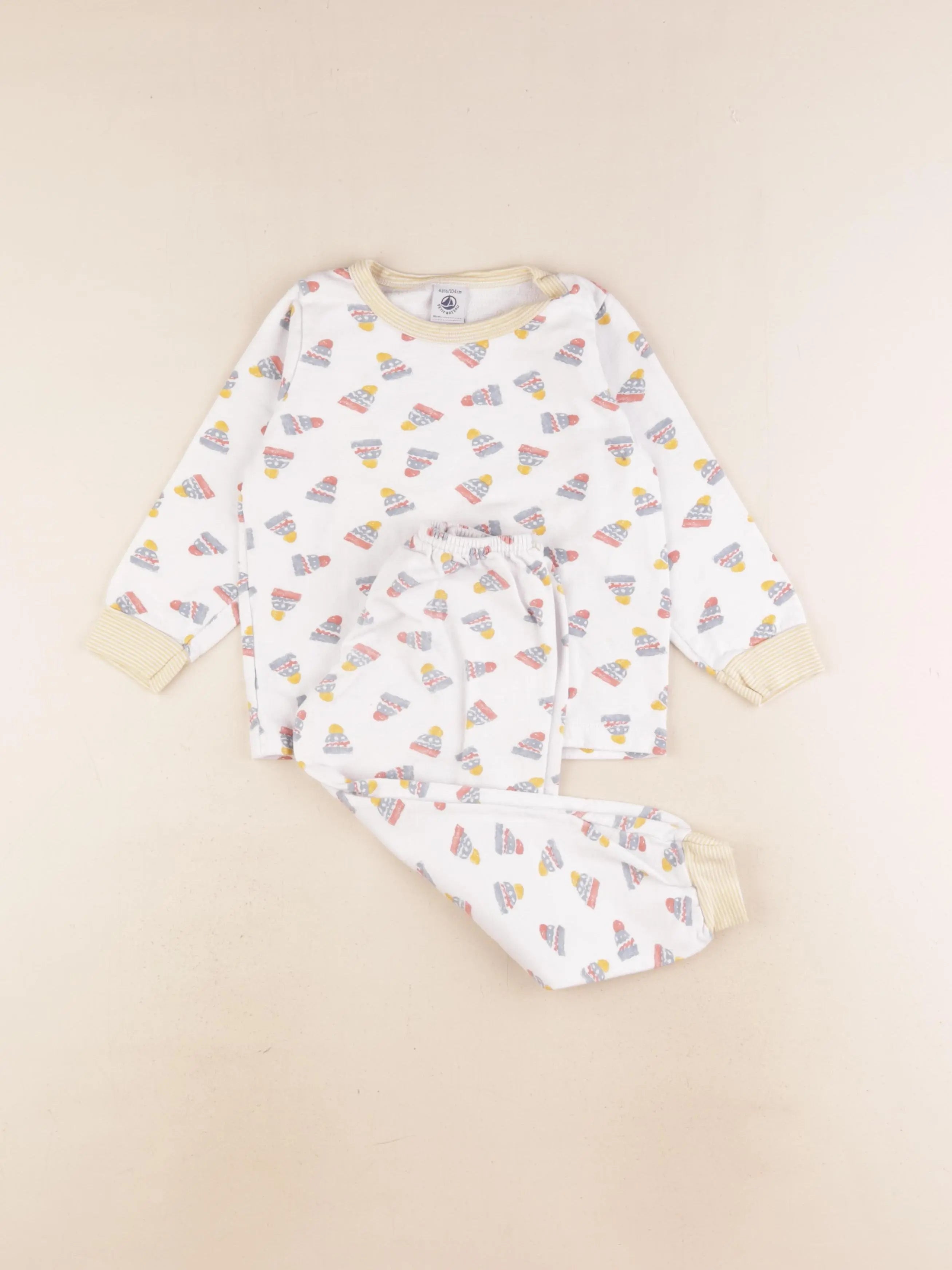 Petit Bateau - pyjama coton multicolore - 4 ans