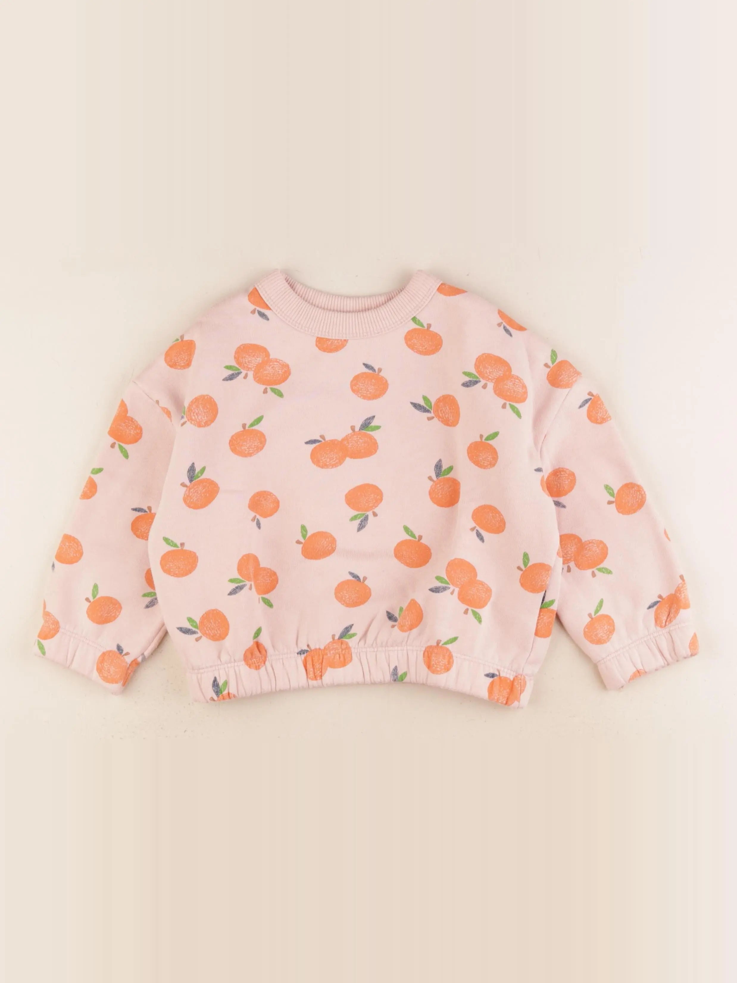 Monoprix - sweat rose - 4 ans