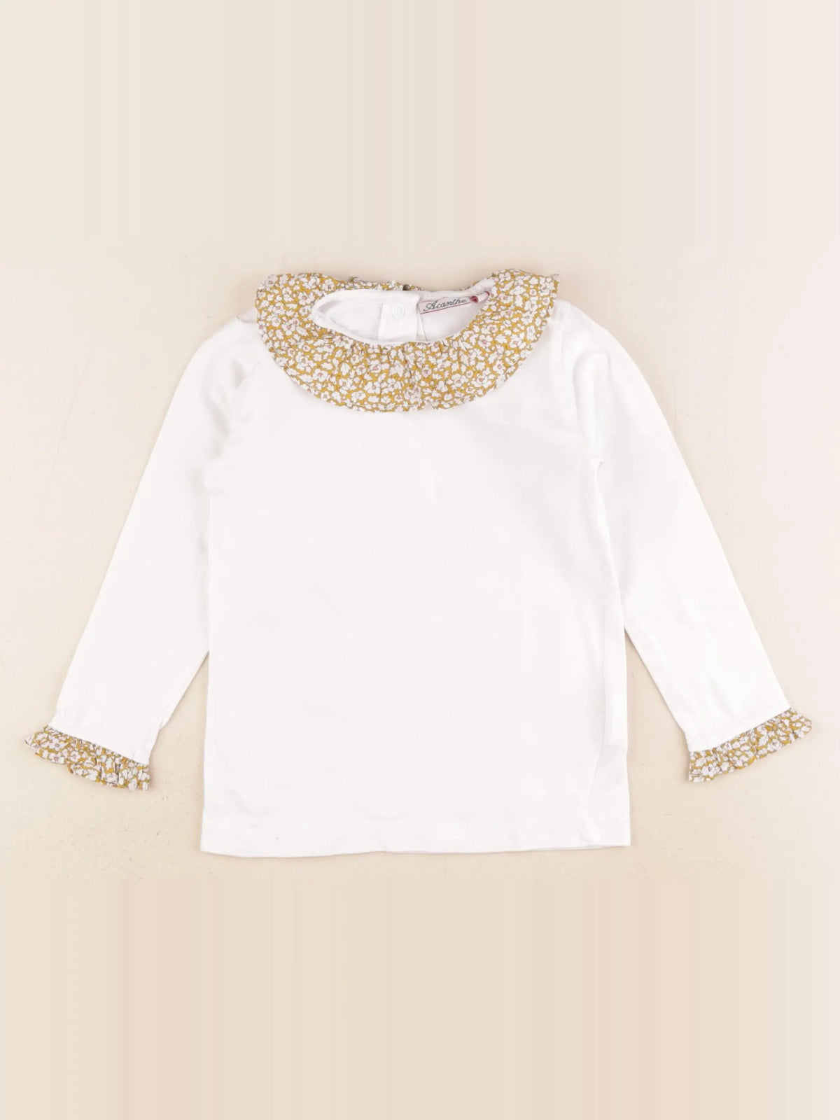 Acanthe - tee-shirt blanc - 4 ans