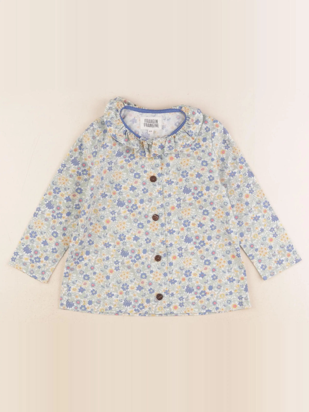 Frangin Frangine - blouse multicolore - 4 ans