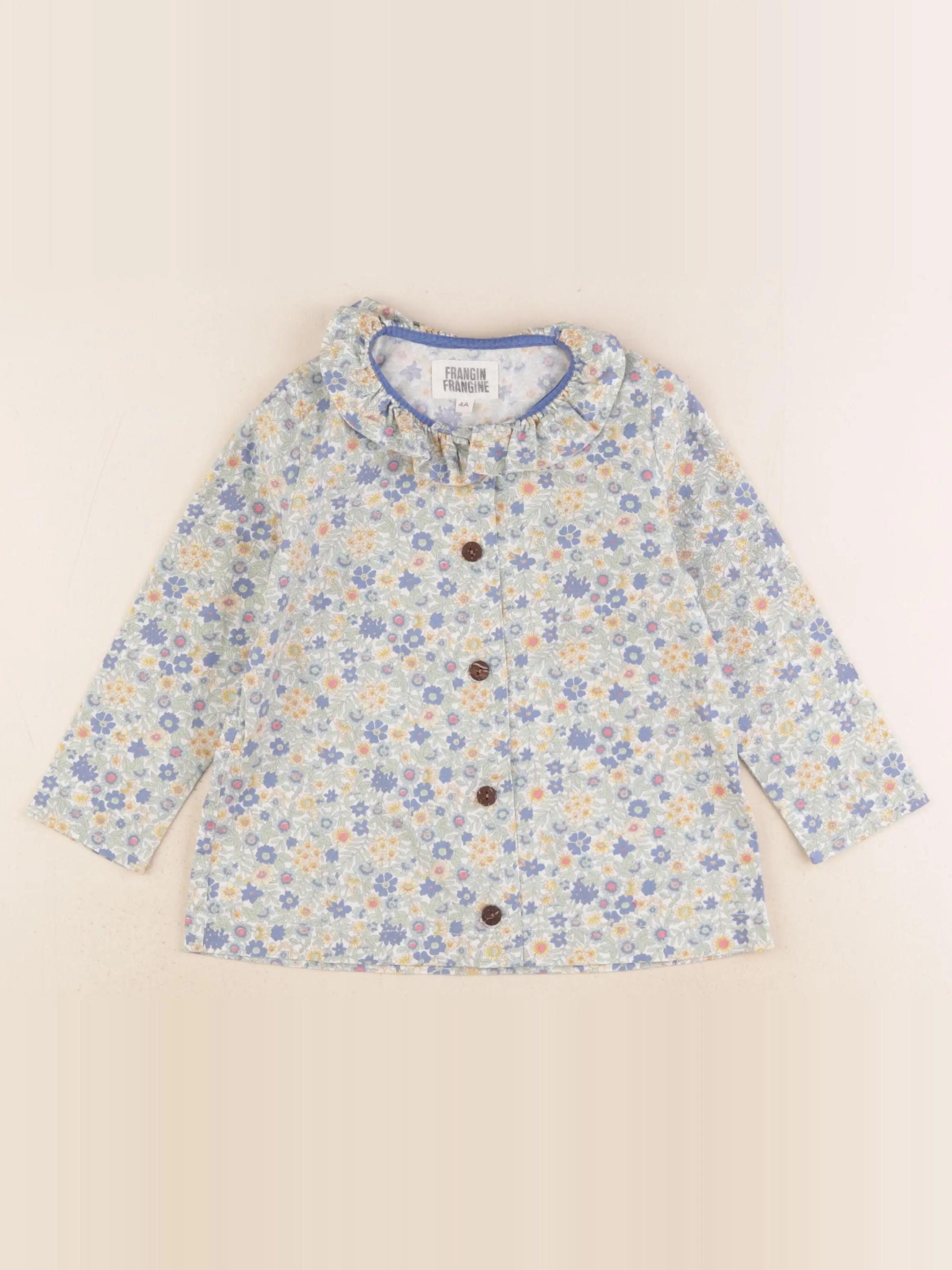Frangin Frangine - blouse multicolore - 4 ans