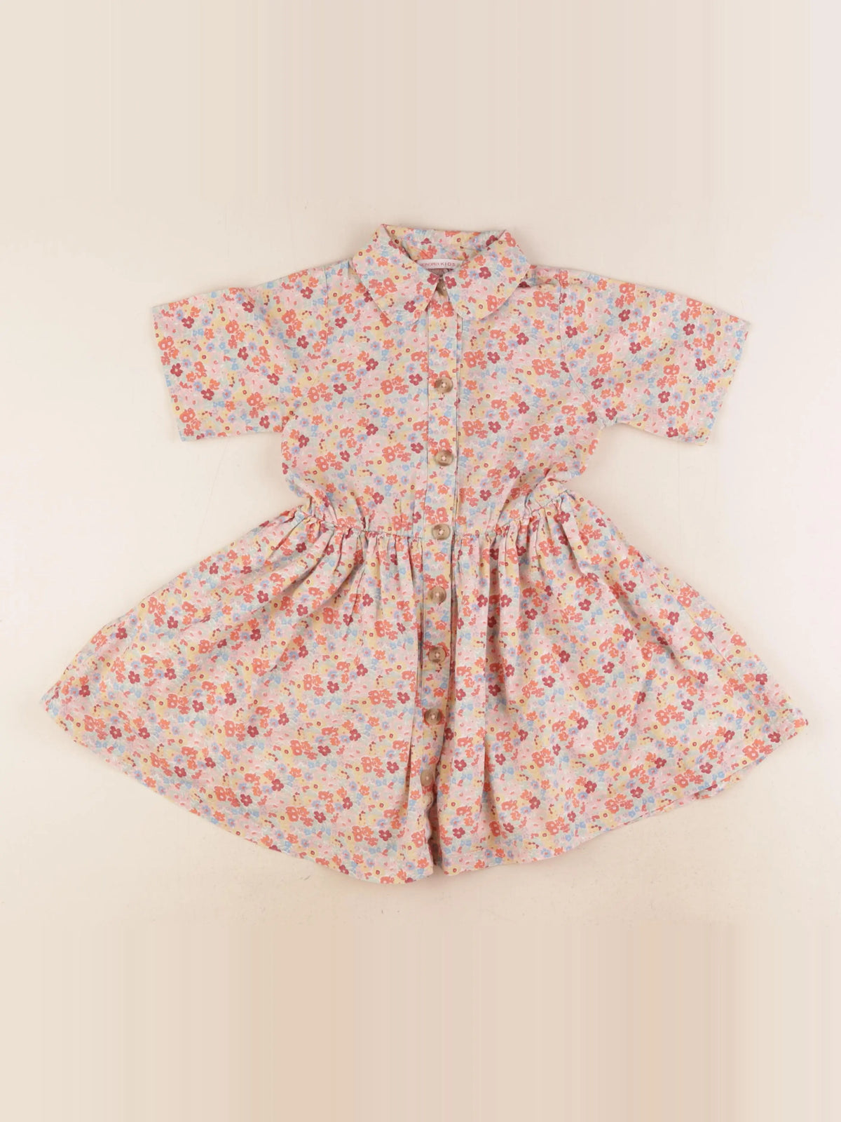 Monoprix - robe multicolore - 4 ans