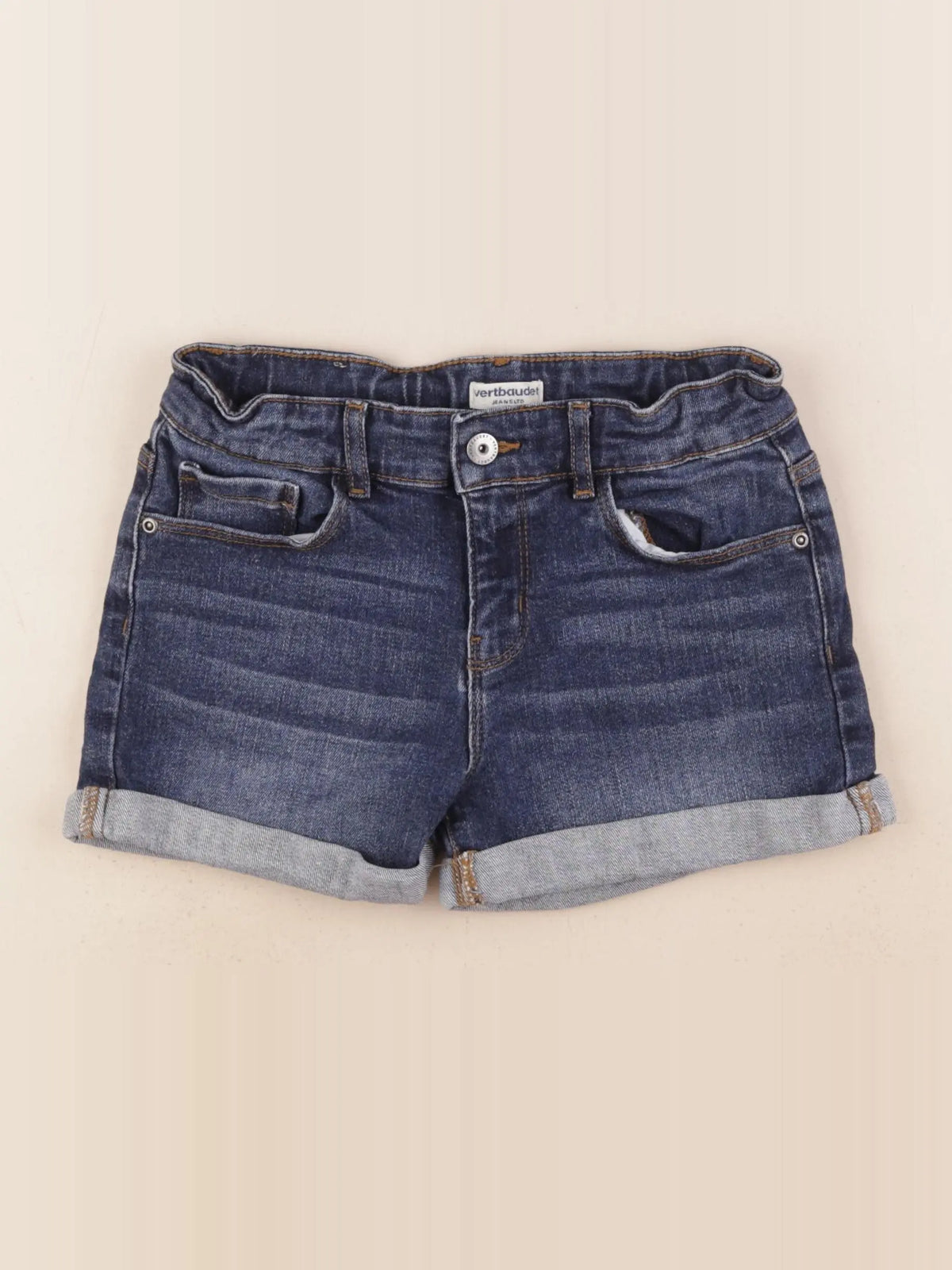 Vertbaudet - short bleu - 10 ans