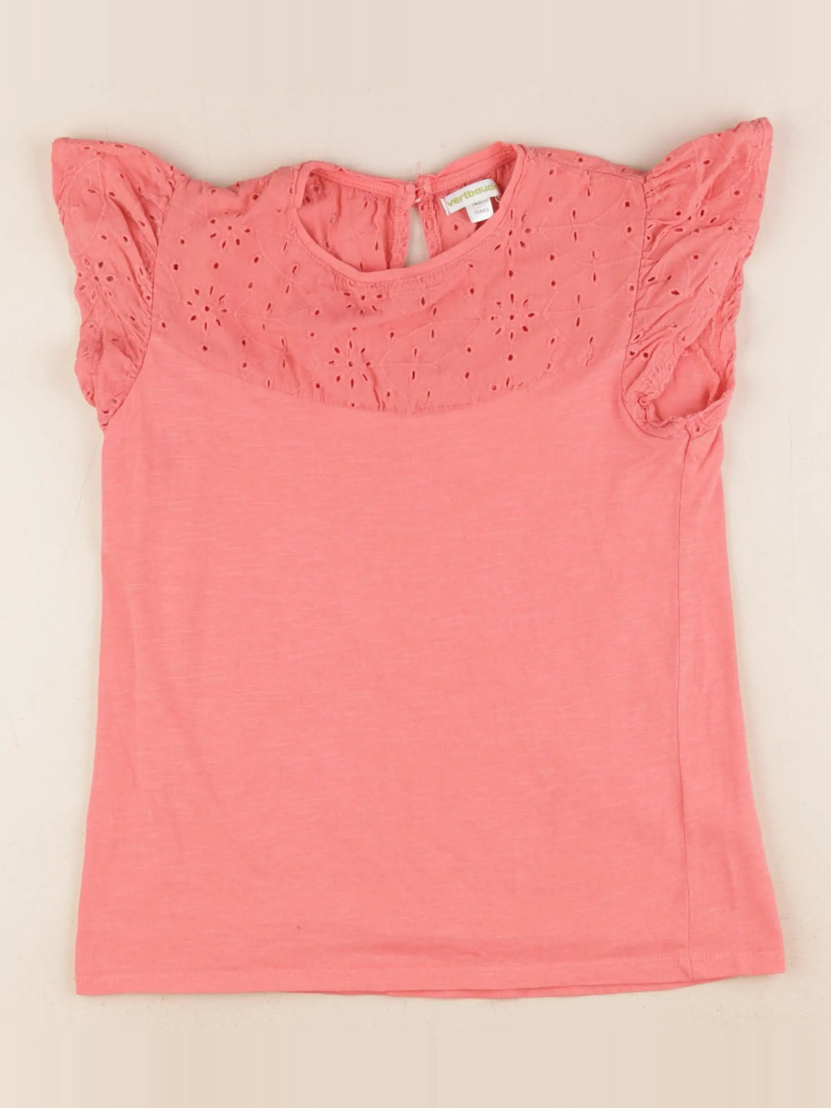 Vertbaudet - tee-shirt rose - 10 ans