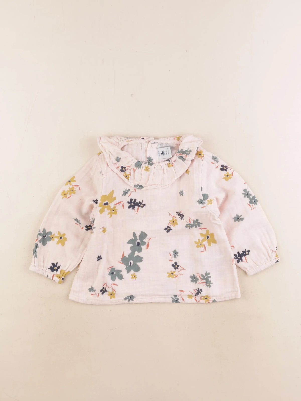 Petit Bateau - blouse rose - 18 mois