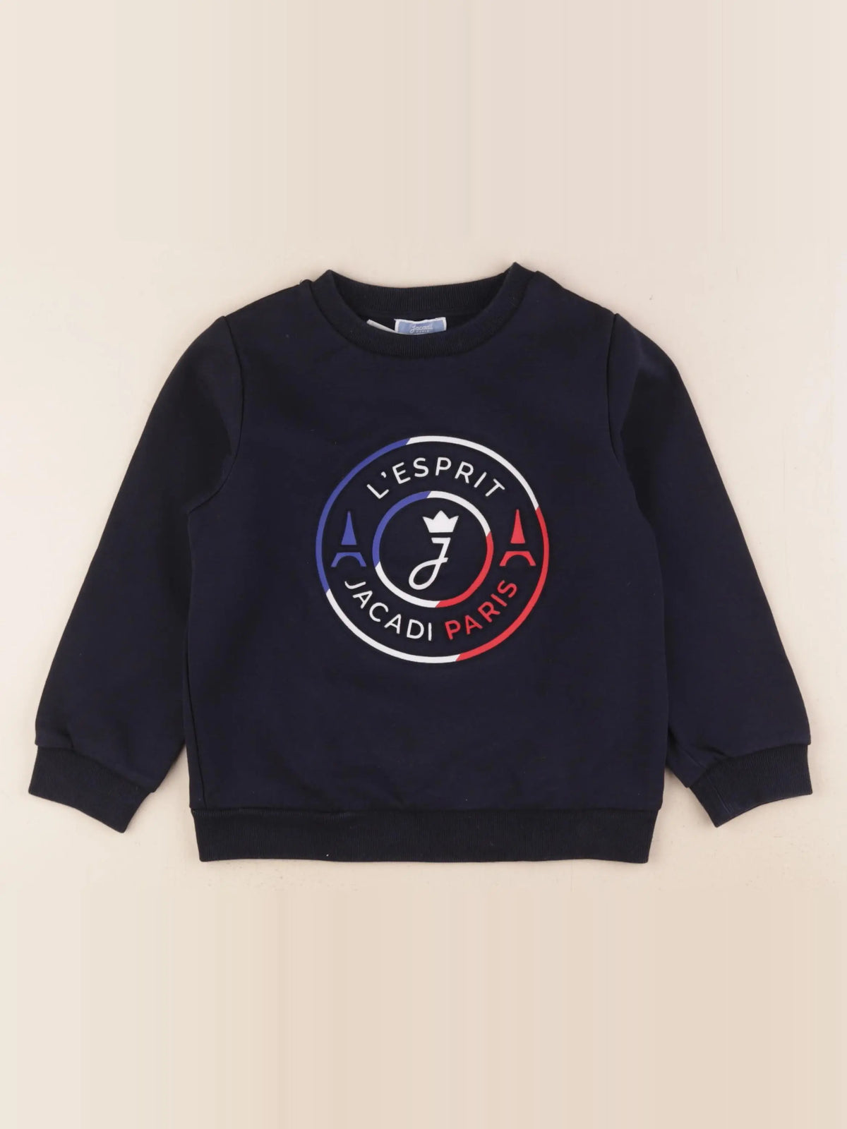 Jacadi - sweat bleu - 6 ans